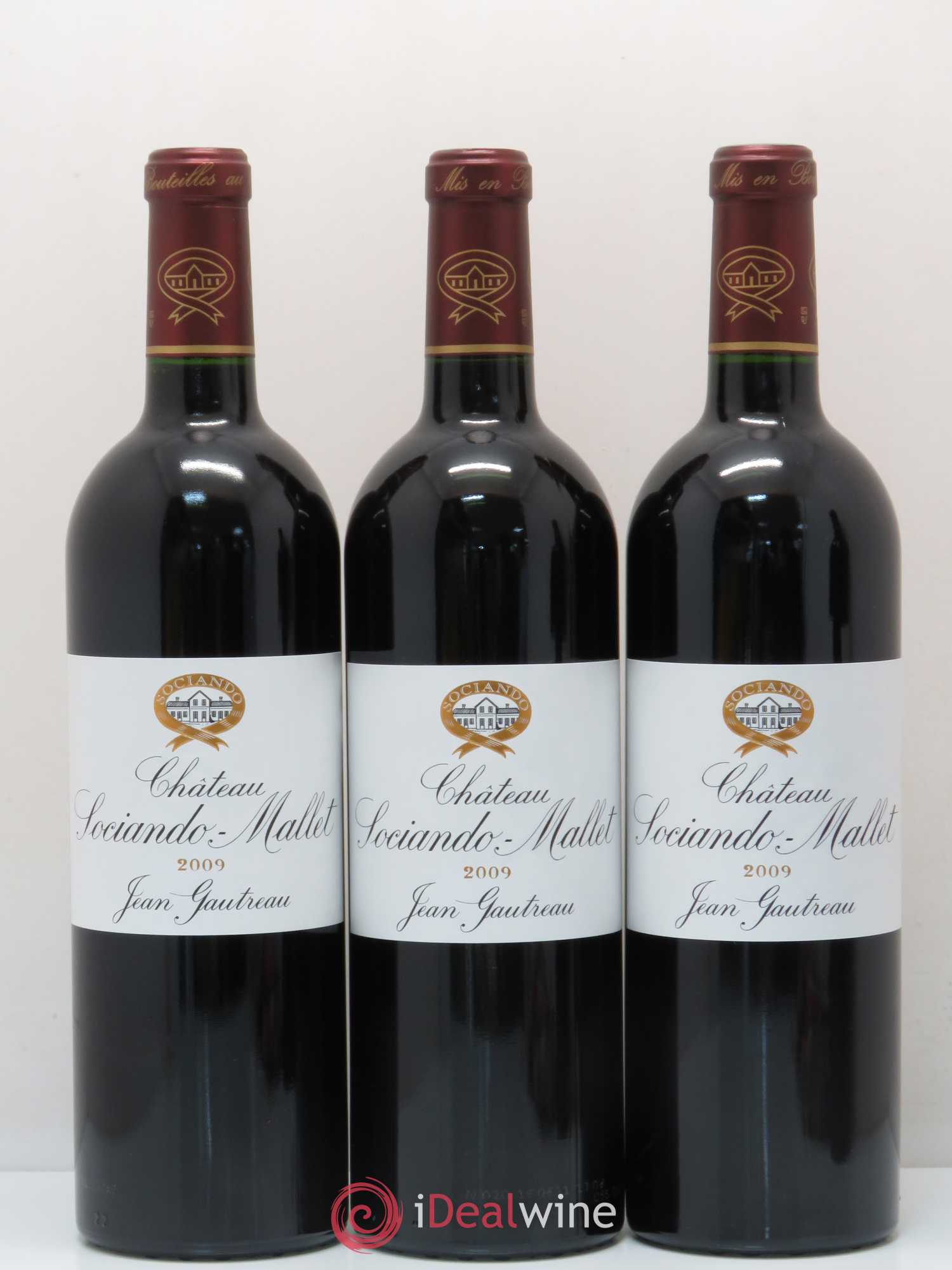 Château Sociando Mallet 2009 - Lot de 12 bouteilles - 2