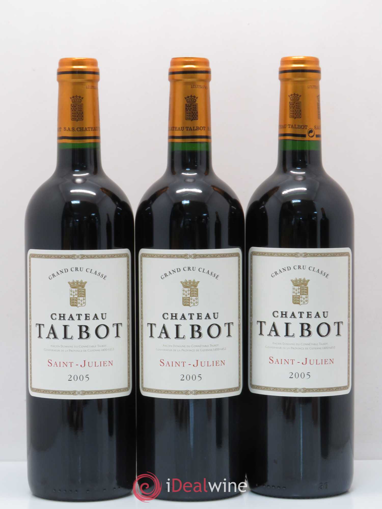 Château Talbot 4ème Grand Cru Classé 2005 - Lot de 12 bouteilles - 3