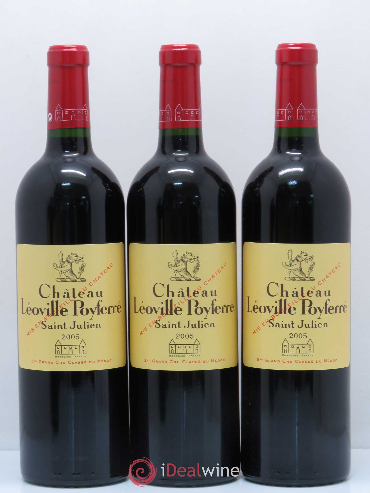 Château Léoville Poyferré 2ème Grand Cru Classé 2005 - Lot de 12 bouteilles - 2
