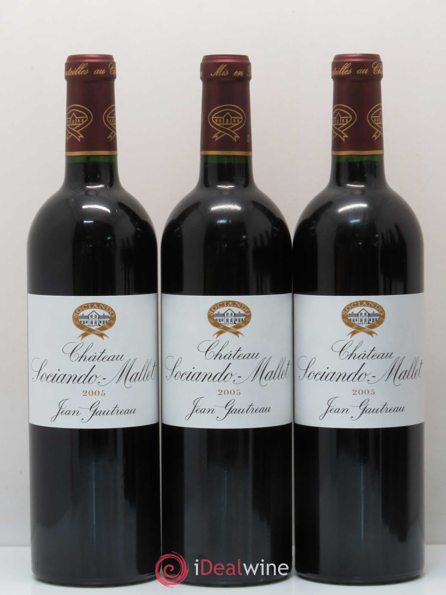 Château Sociando Mallet 2005 - Lot de 6 bouteilles - 1