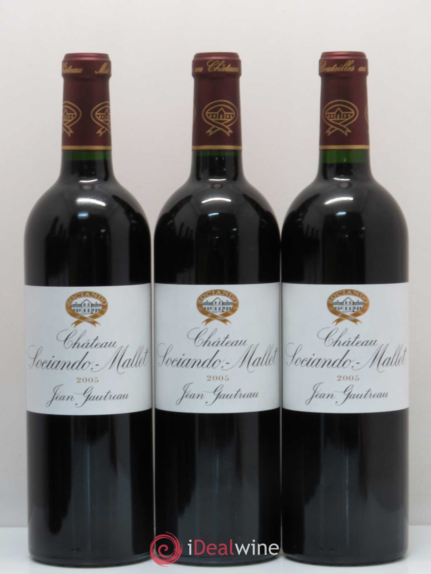 Château Sociando Mallet 2005 - Lot de 6 bouteilles - 2
