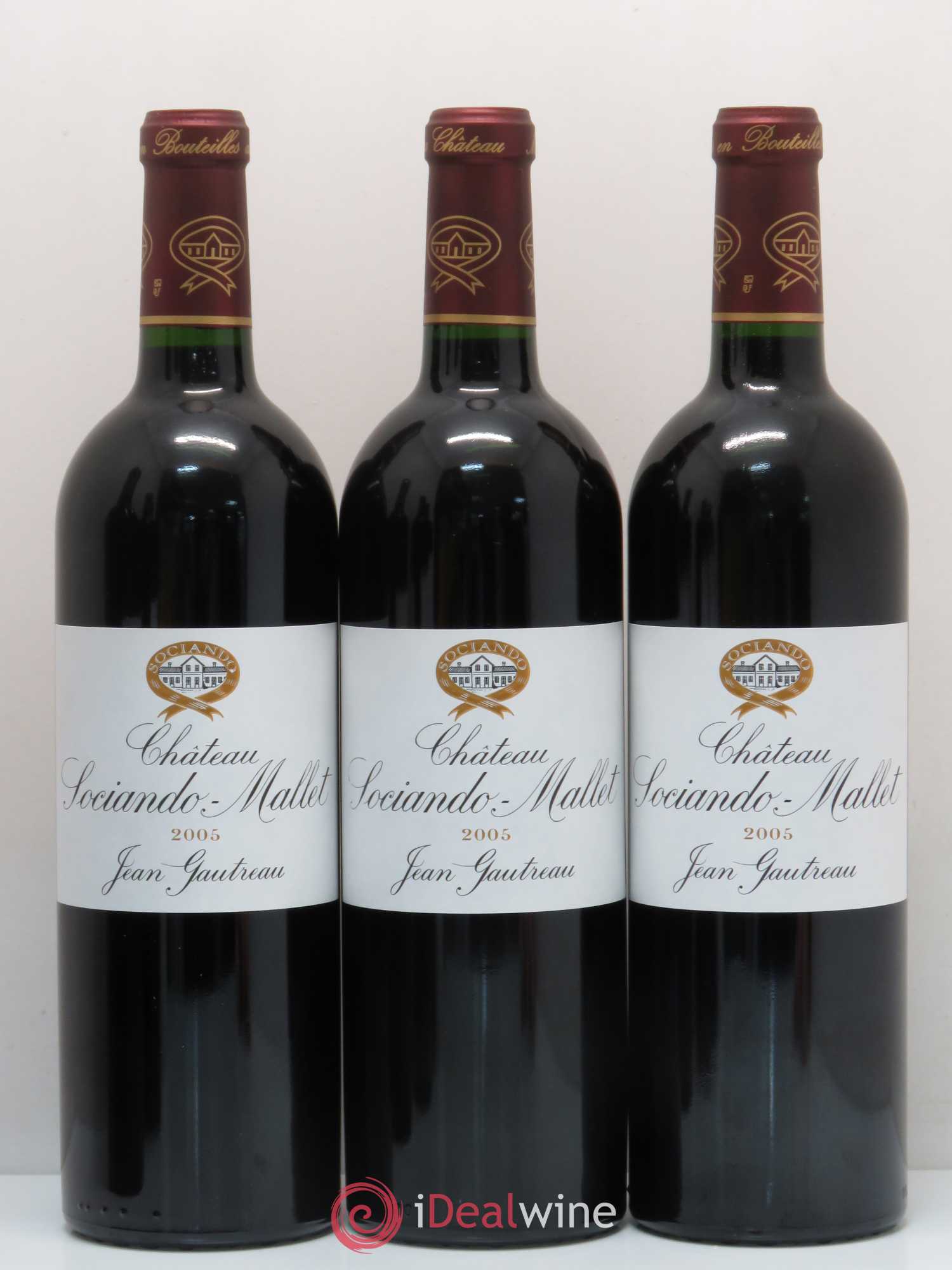 Château Sociando Mallet 2005 - Lot de 6 bouteilles - 2
