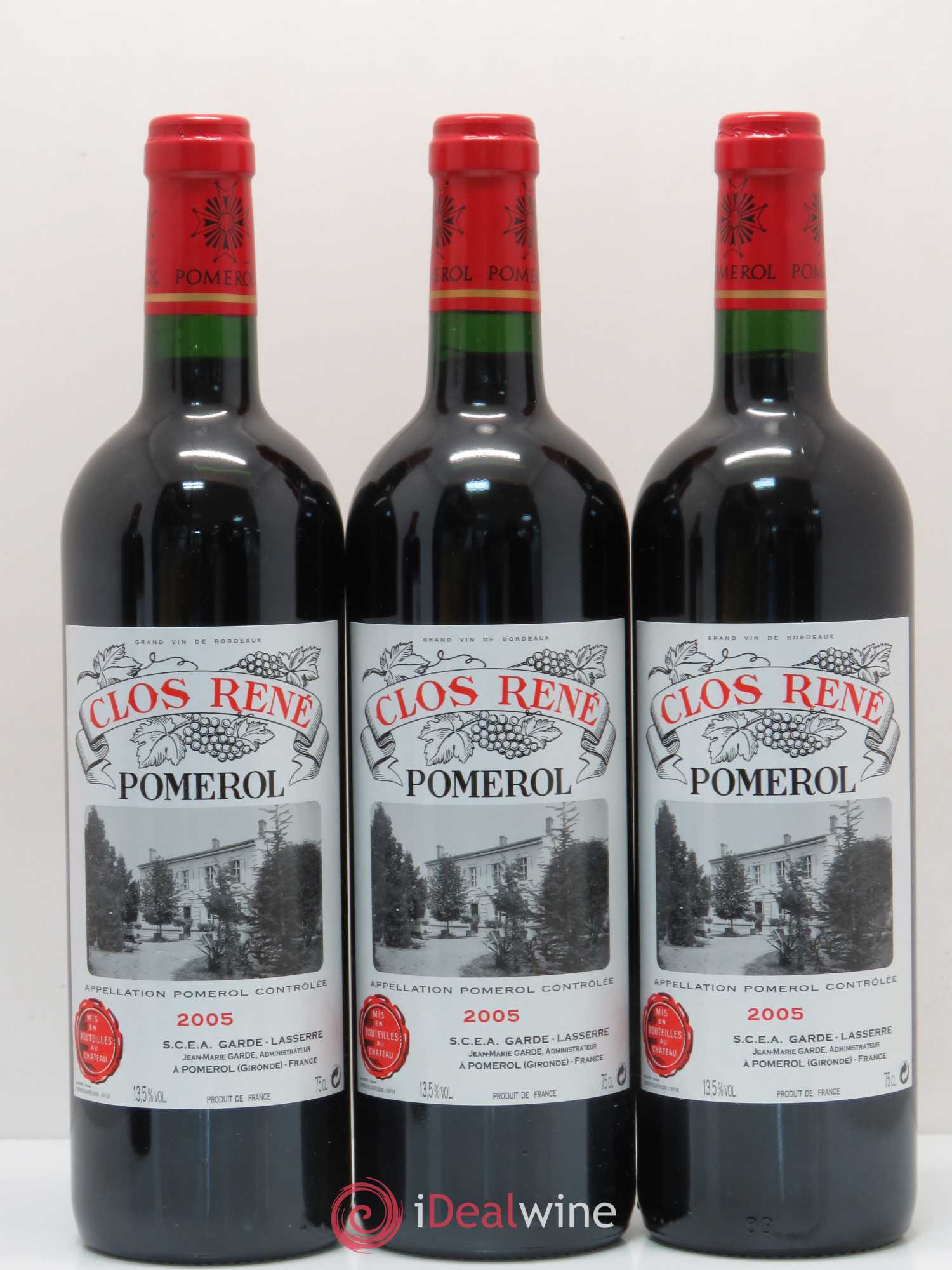 Clos René 2005 - Lotto di 12 bottiglie - 1