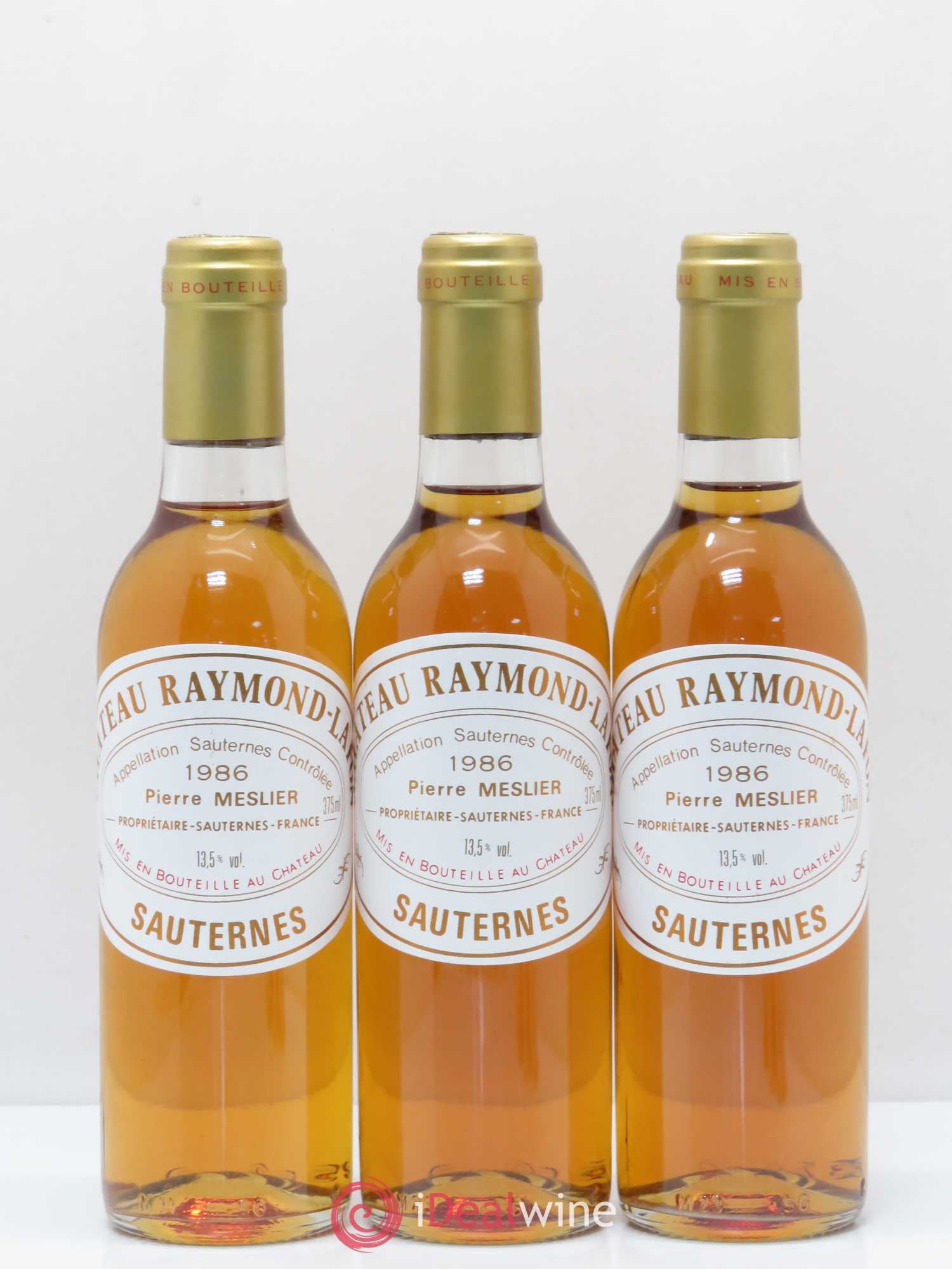 Château Raymond Lafon 1986 - Posten von 12 Demi-Flaschen - 1
