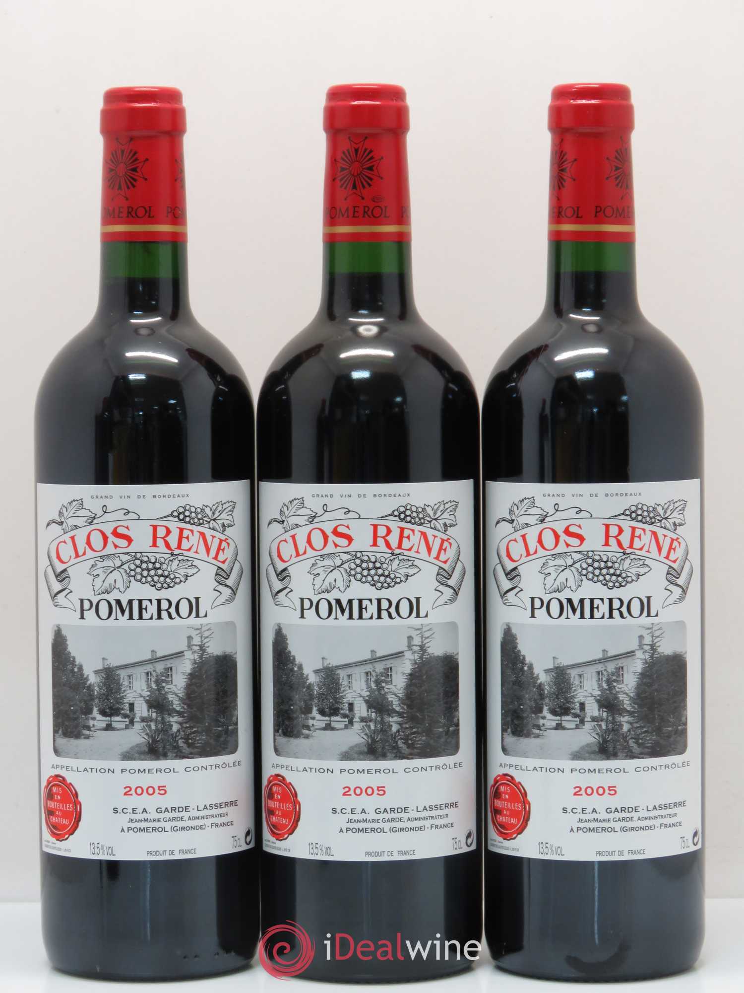 Clos René 2005 - Posten von 12 Flaschen - 2