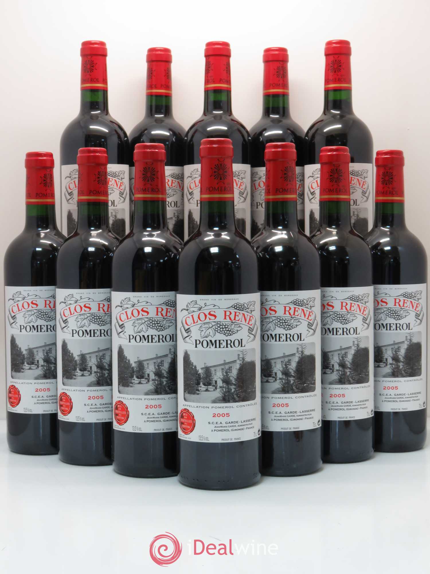 Clos René 2005 - Posten von 12 Flaschen - 0