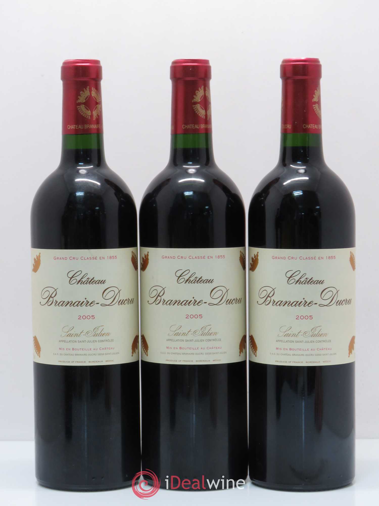 Château Branaire Ducru 4ème Grand Cru Classé 2005 - Lot de 12 bouteilles - 2
