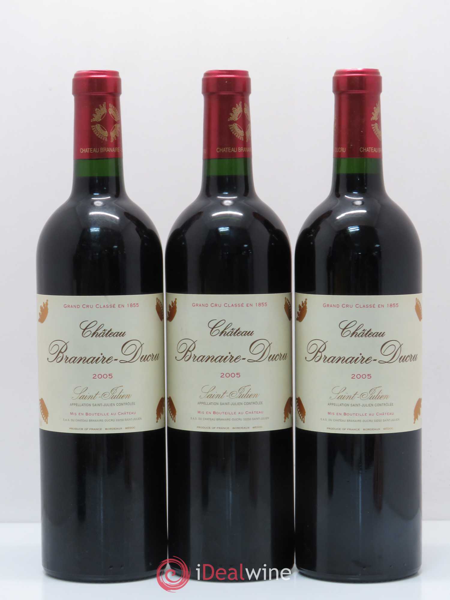 Château Branaire Ducru 4ème Grand Cru Classé 2005 - Lot de 12 bouteilles - 3
