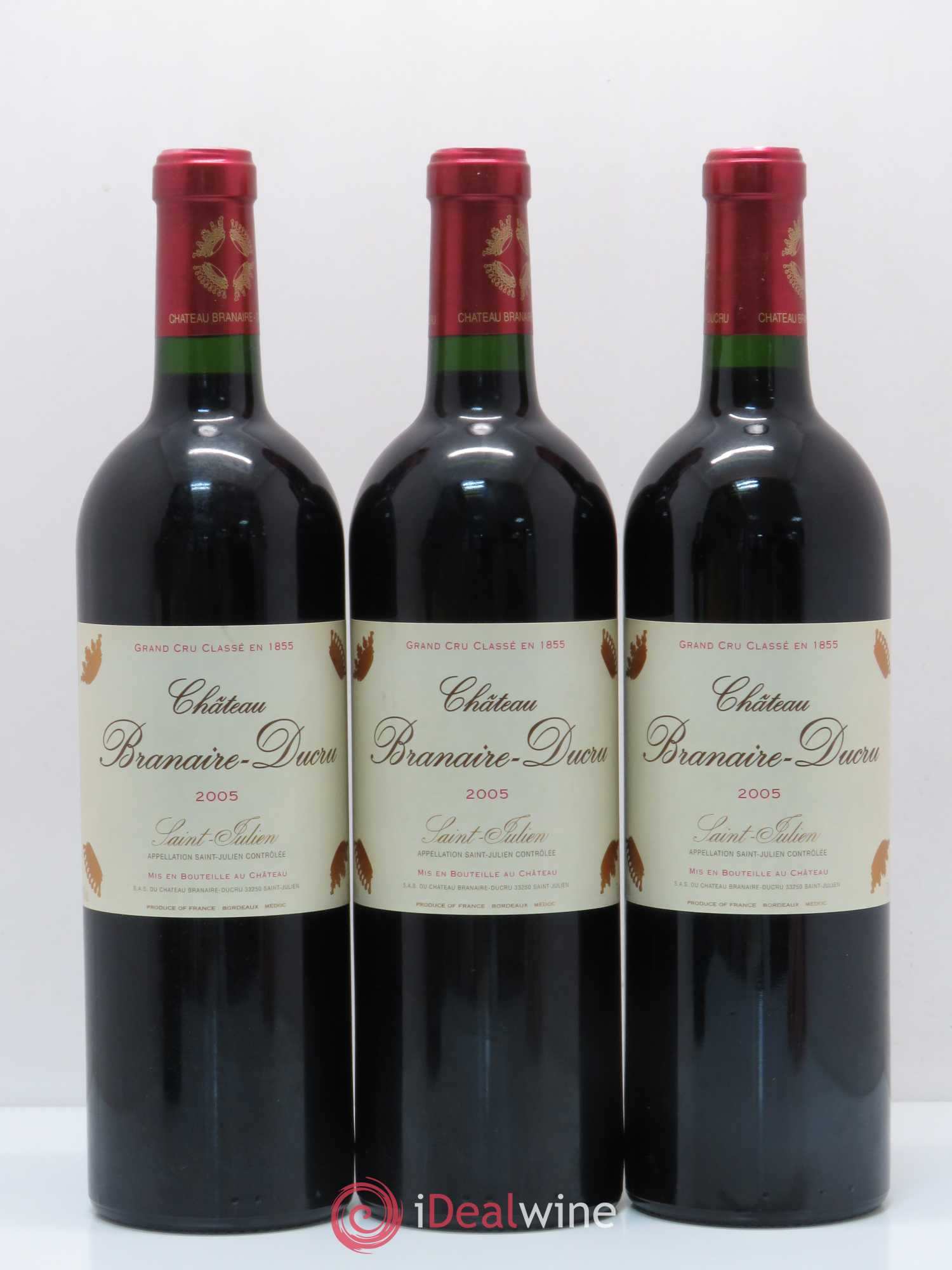 Château Branaire Ducru 4ème Grand Cru Classé 2005 - Lot de 12 bouteilles - 4