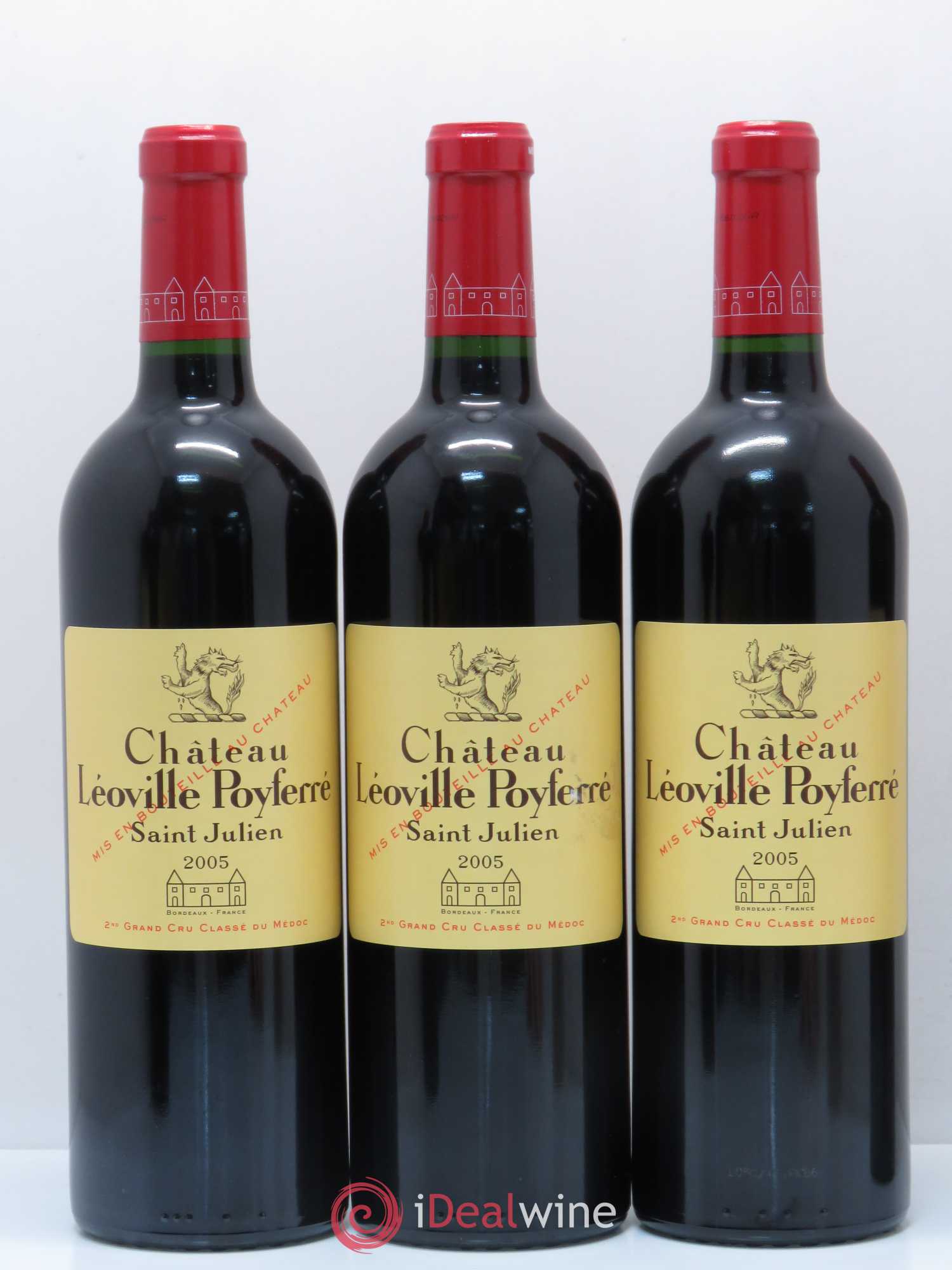Château Léoville Poyferré 2ème Grand Cru Classé 2005 - Lot de 12 bouteilles - 3