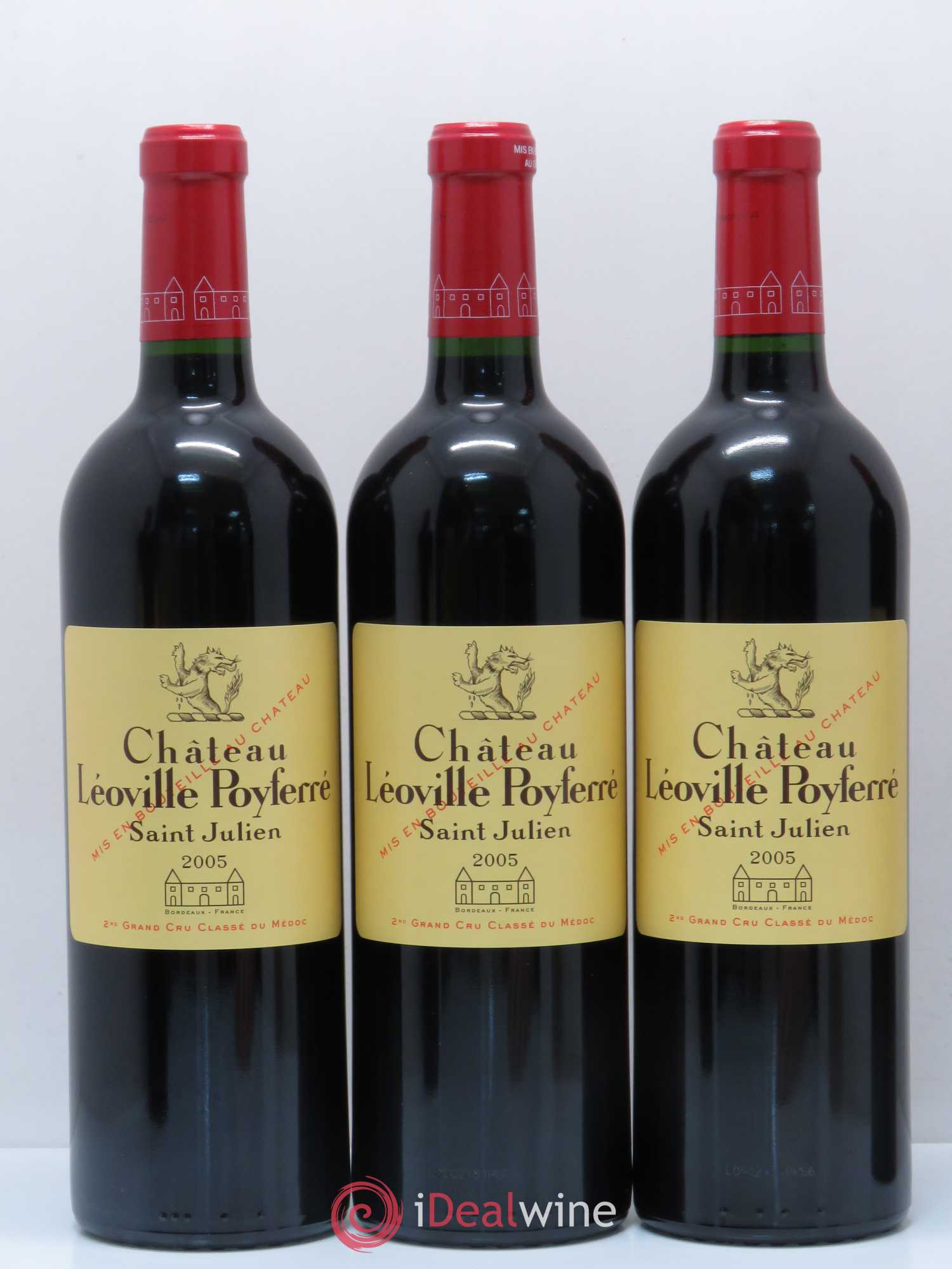 Château Léoville Poyferré 2ème Grand Cru Classé 2005 - Lot de 12 bouteilles - 4