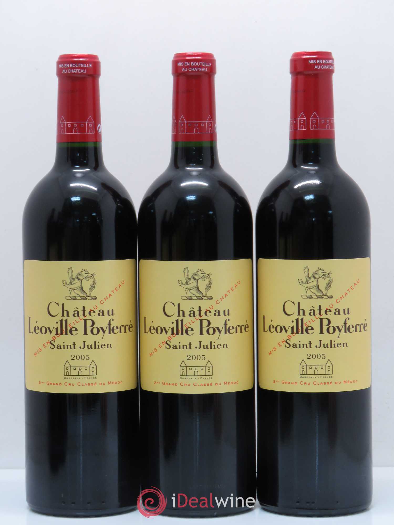 Château Léoville Poyferré 2ème Grand Cru Classé 2005 - Lot de 12 bouteilles - 2