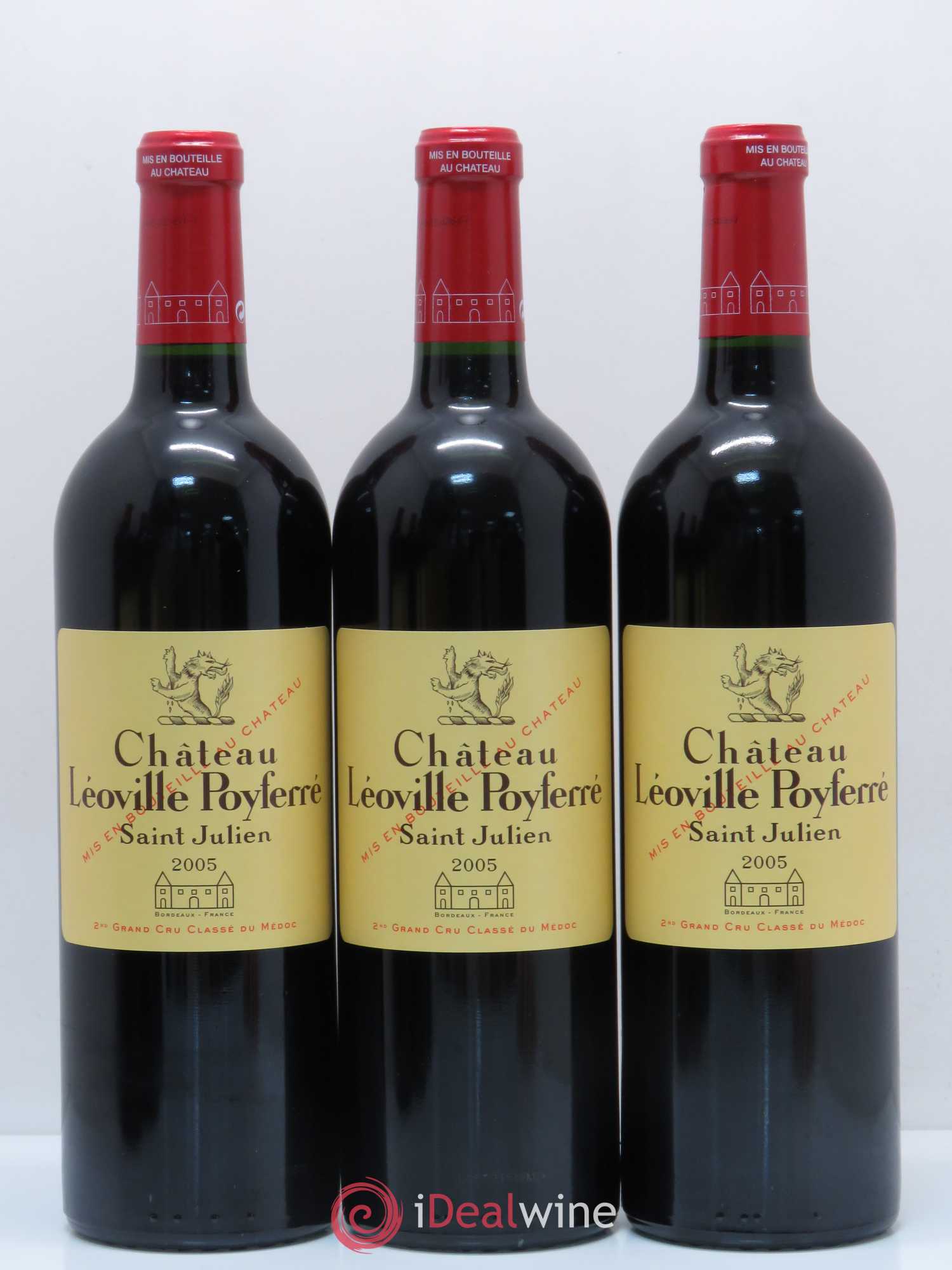 Château Léoville Poyferré 2ème Grand Cru Classé 2005 - Lot de 12 bouteilles - 3