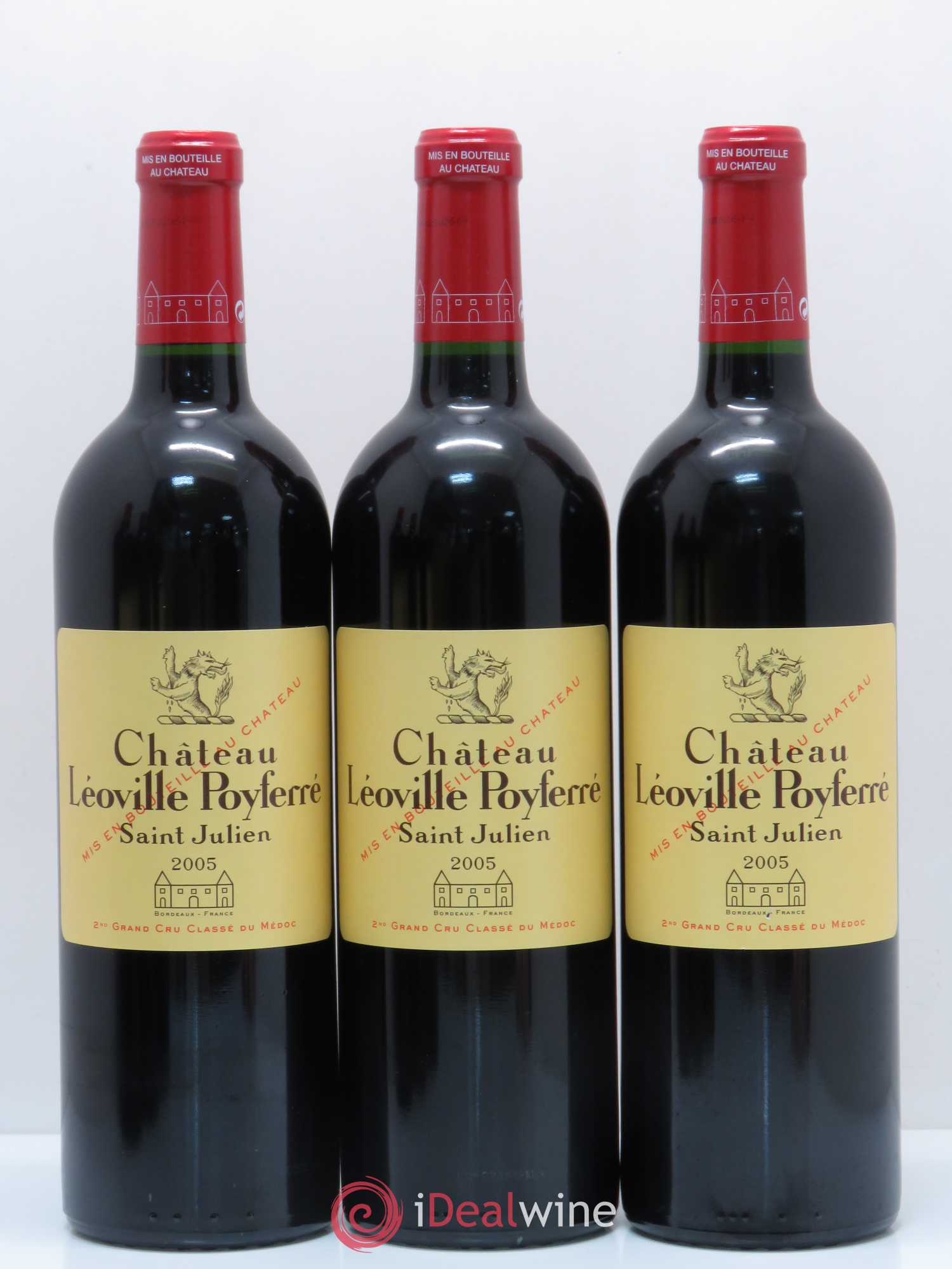 Château Léoville Poyferré 2ème Grand Cru Classé 2005 - Lot de 12 bouteilles - 4