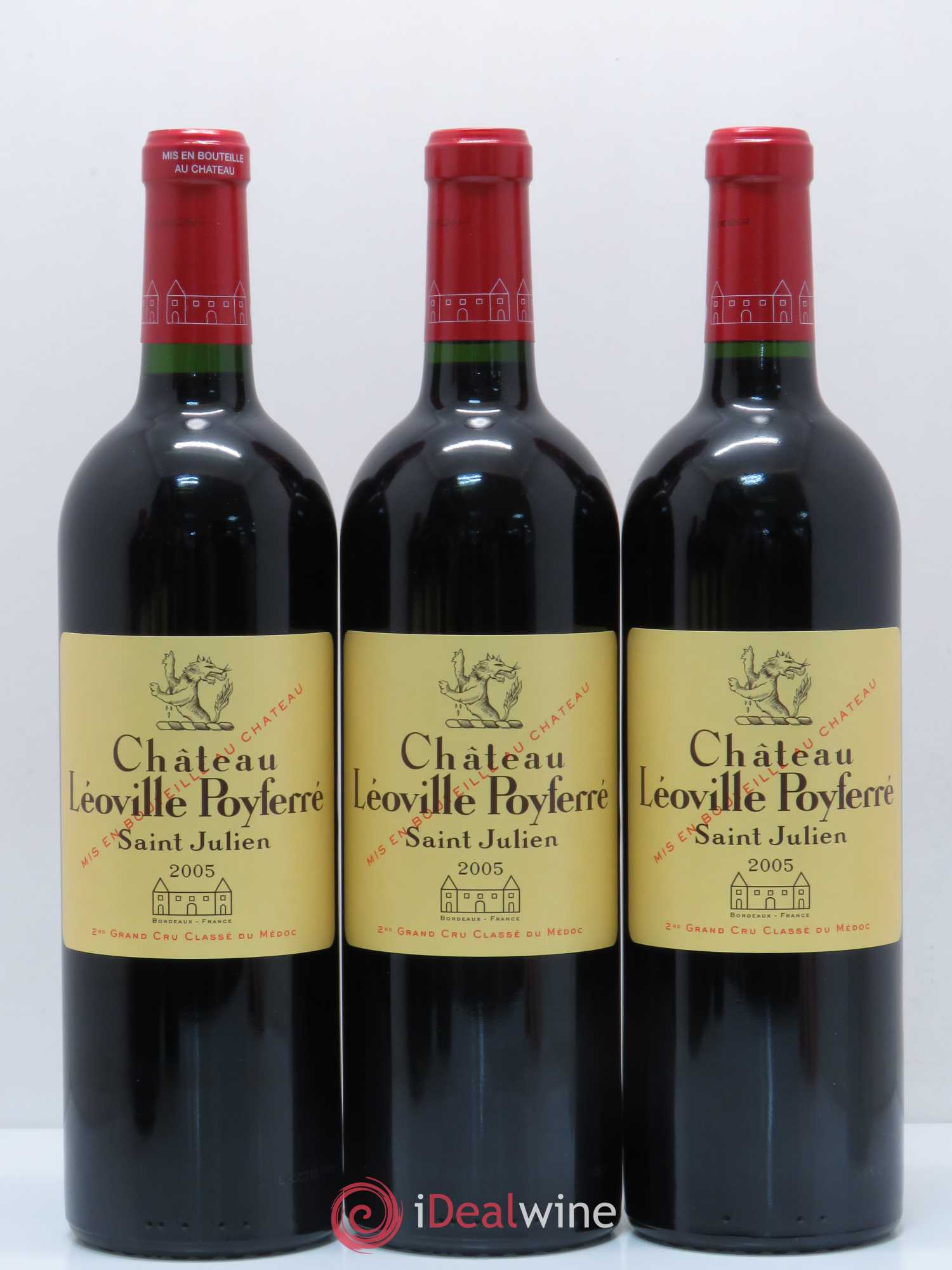 Château Léoville Poyferré 2ème Grand Cru Classé 2005 - Lot de 12 bouteilles - 2