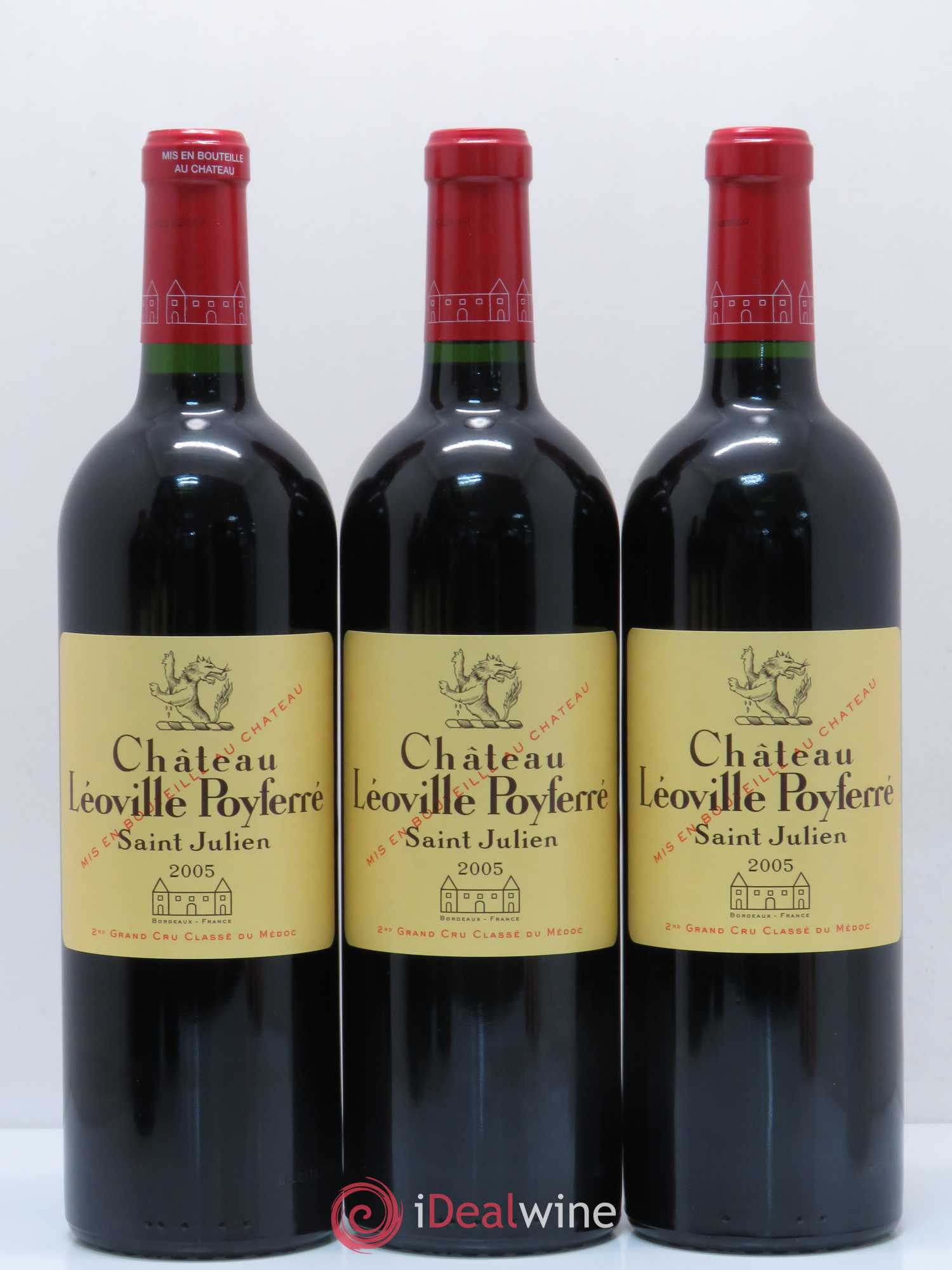 Château Léoville Poyferré 2ème Grand Cru Classé 2005 - Lot de 12 bouteilles - 3