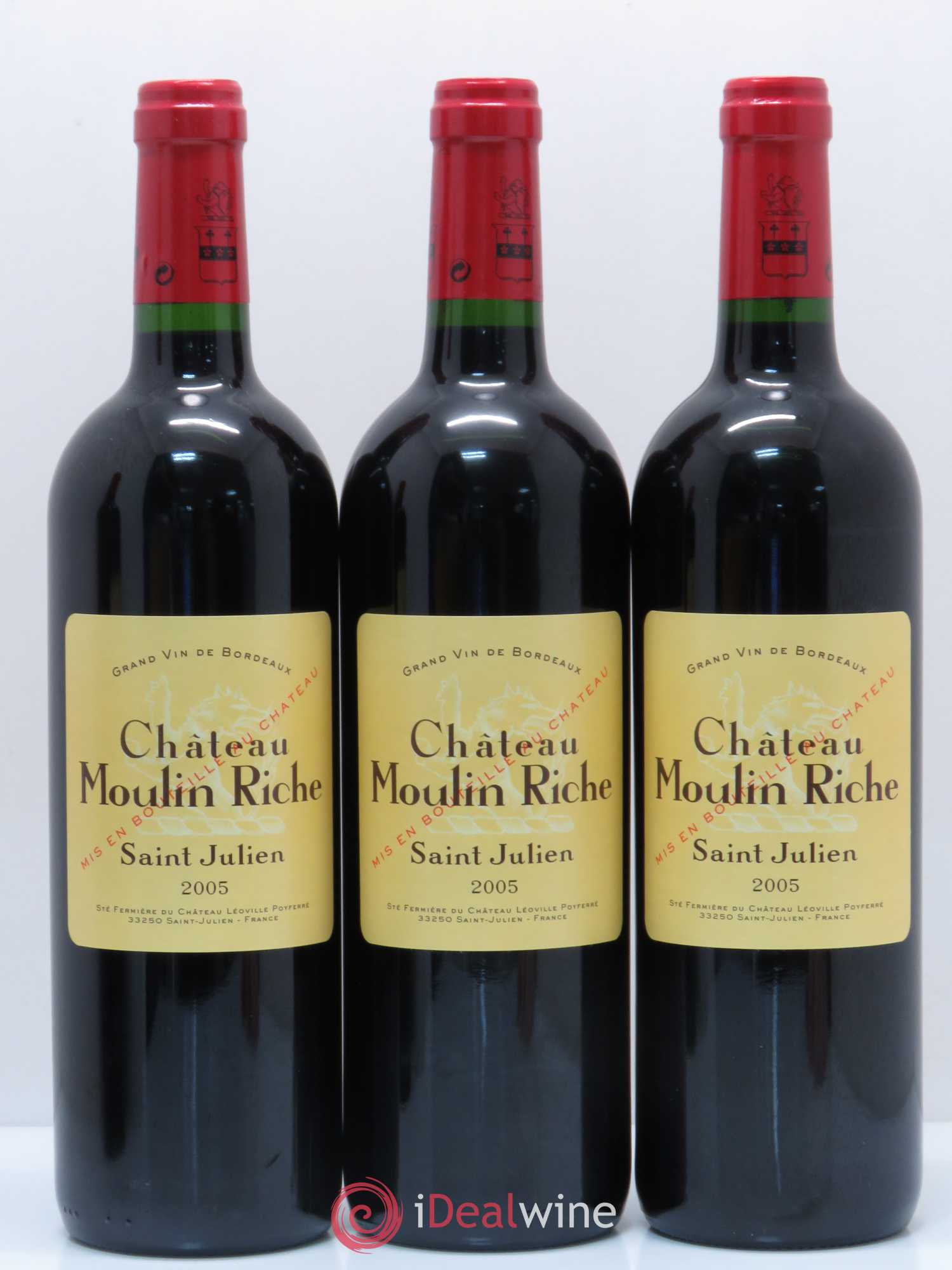 Château Moulin Riche 2005 - Posten von 12 Flaschen - 3