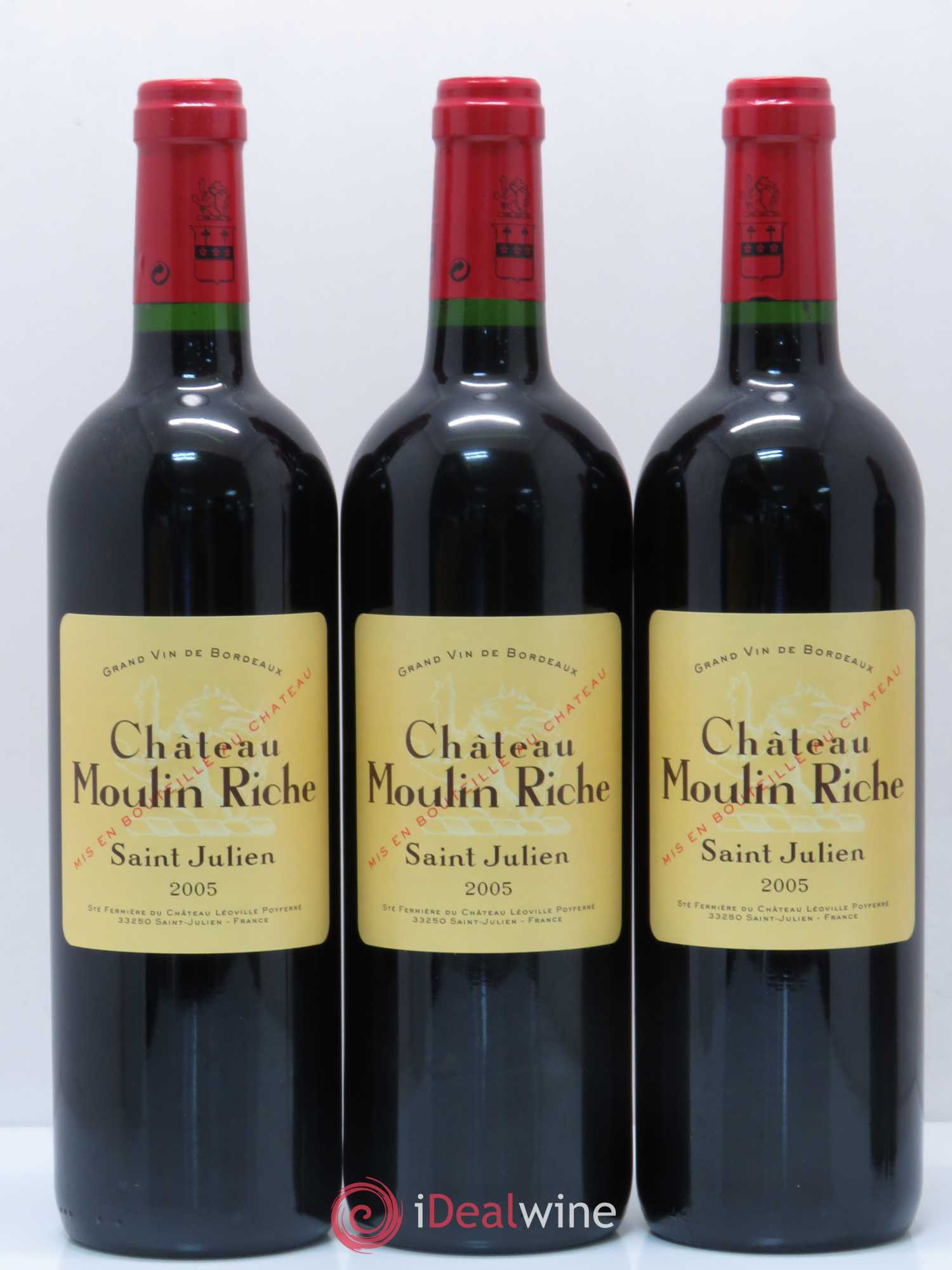 Château Moulin Riche 2005 - Posten von 12 Flaschen - 4