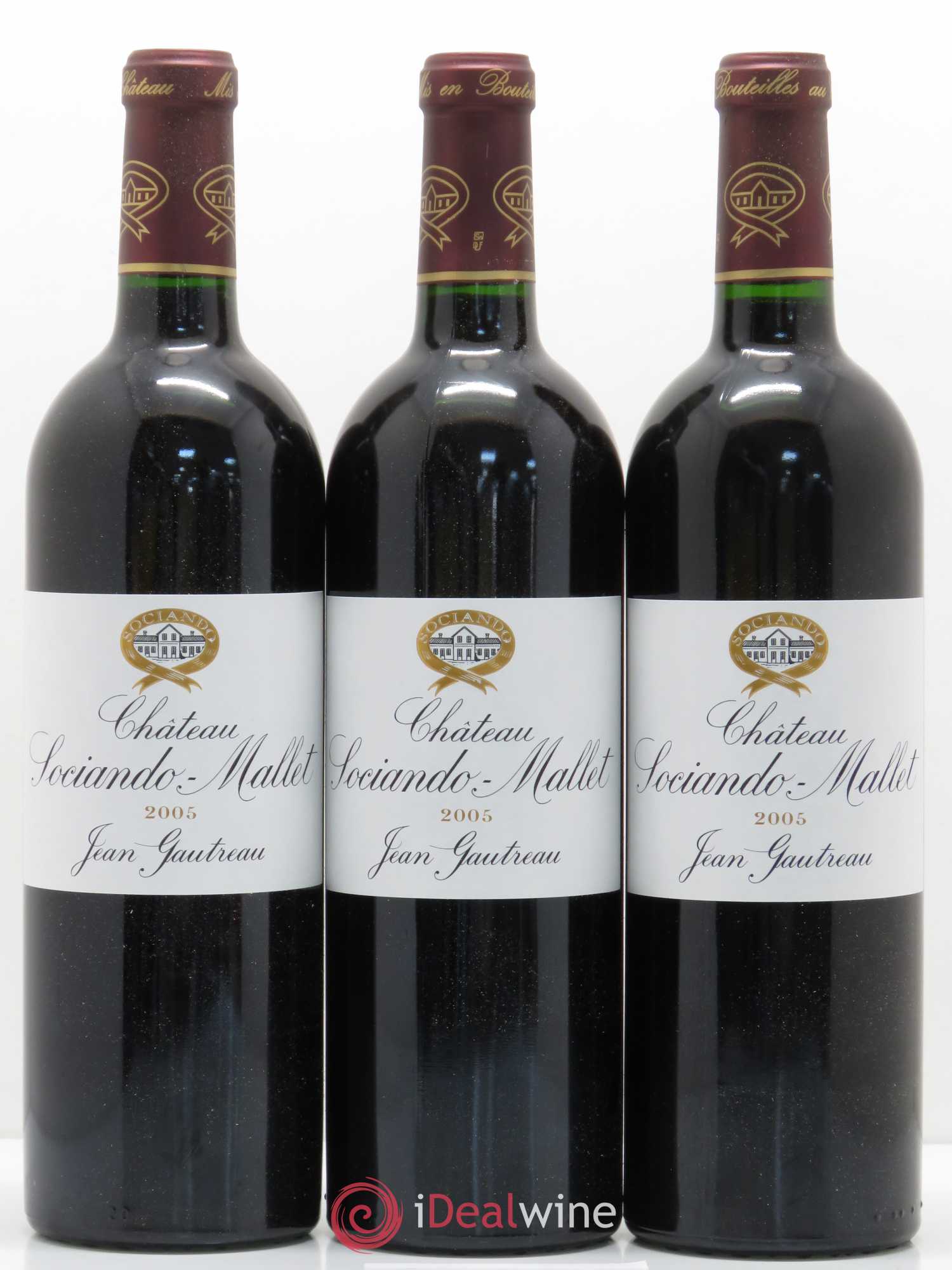 Château Sociando Mallet 2005 - Lot de 6 bouteilles - 2