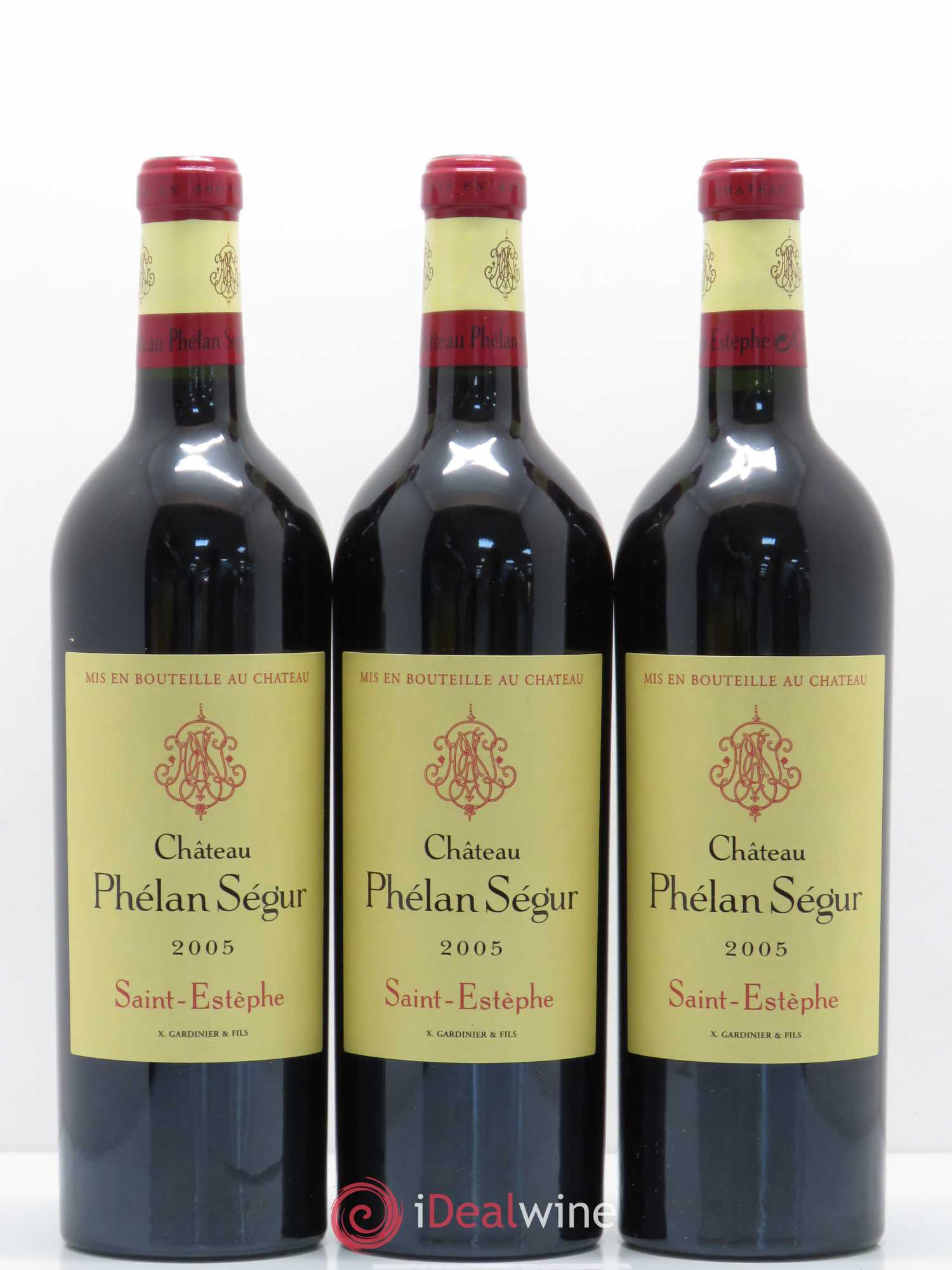 Château Phélan Ségur 2005 - Lot de 6 bouteilles - 2
