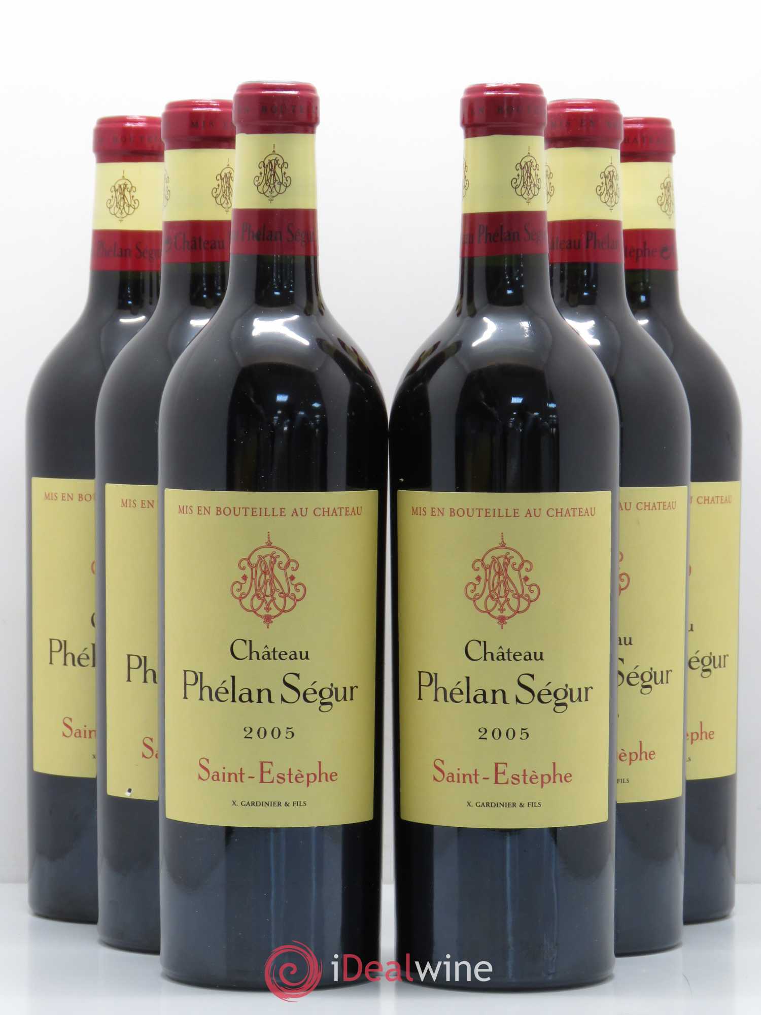 Château Phélan Ségur 2005 - Lot de 6 bouteilles - 0