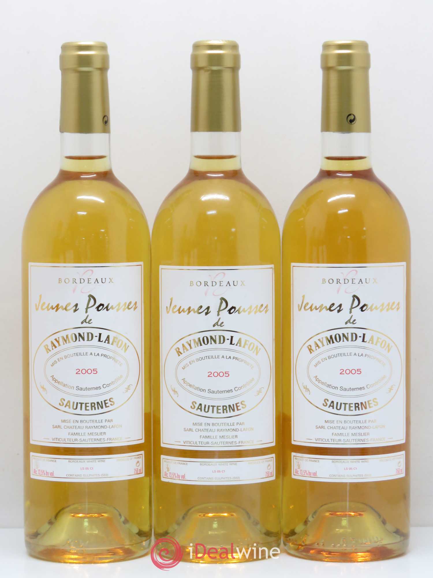 Sauternes Jeunes Pousses de Lafon 2005 - Lotto di 6 bottiglie - 2