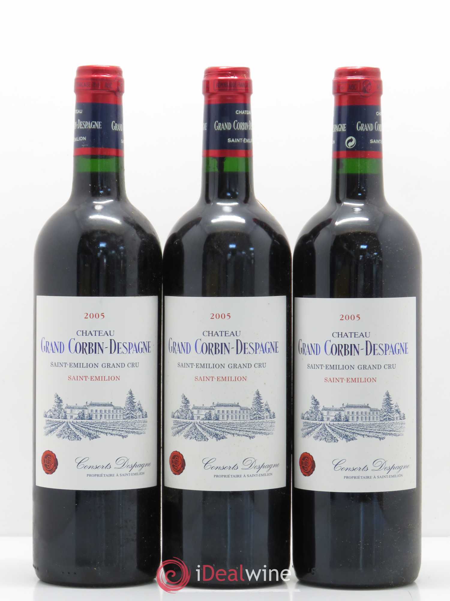 Château Grand Corbin Despagne Grand Cru Classé 2005 - Lot de 6 bouteilles - 2