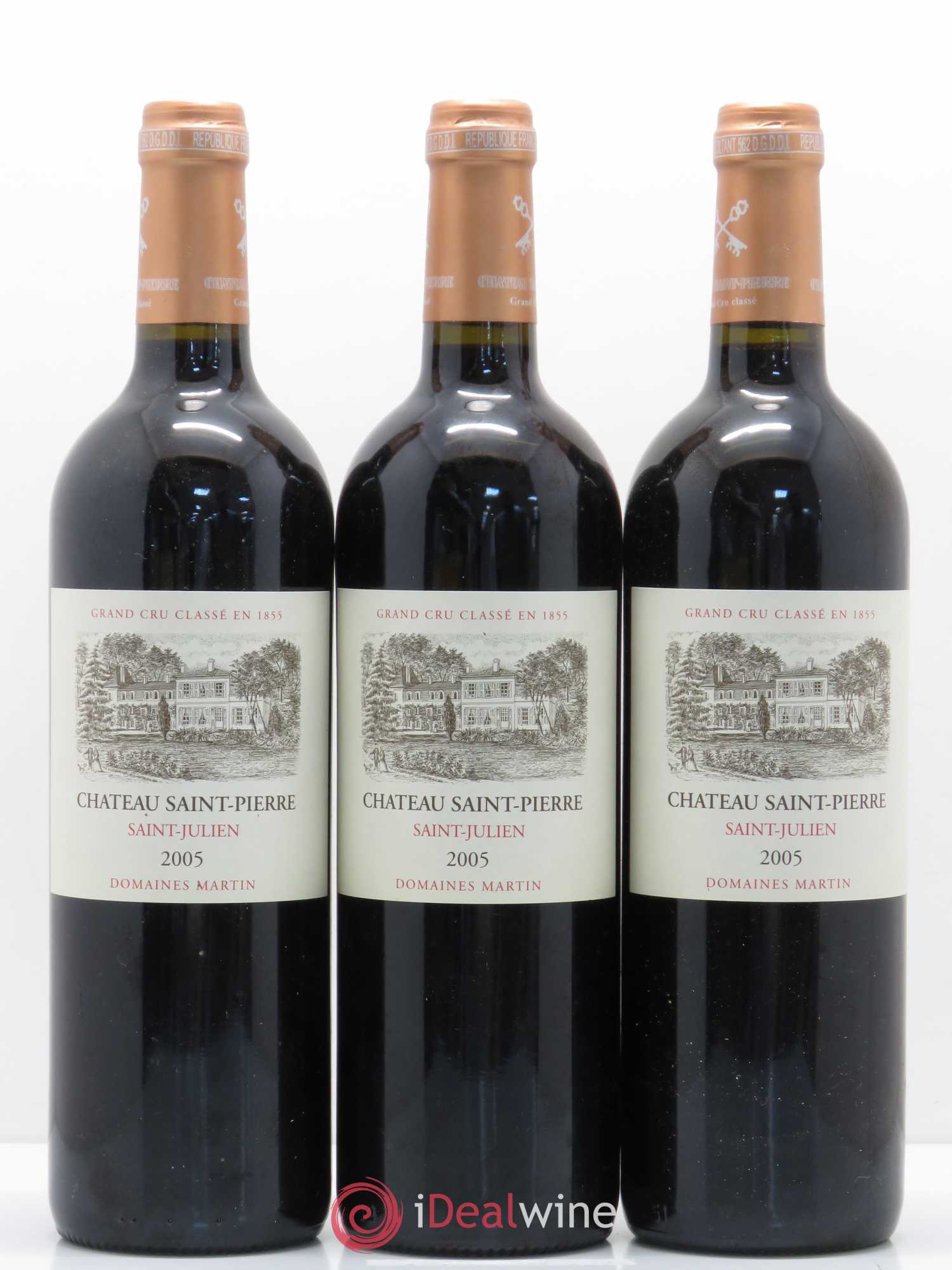 Château Saint-Pierre 4ème Grand Cru Classé 2005 - Lot de 6 bouteilles - 2