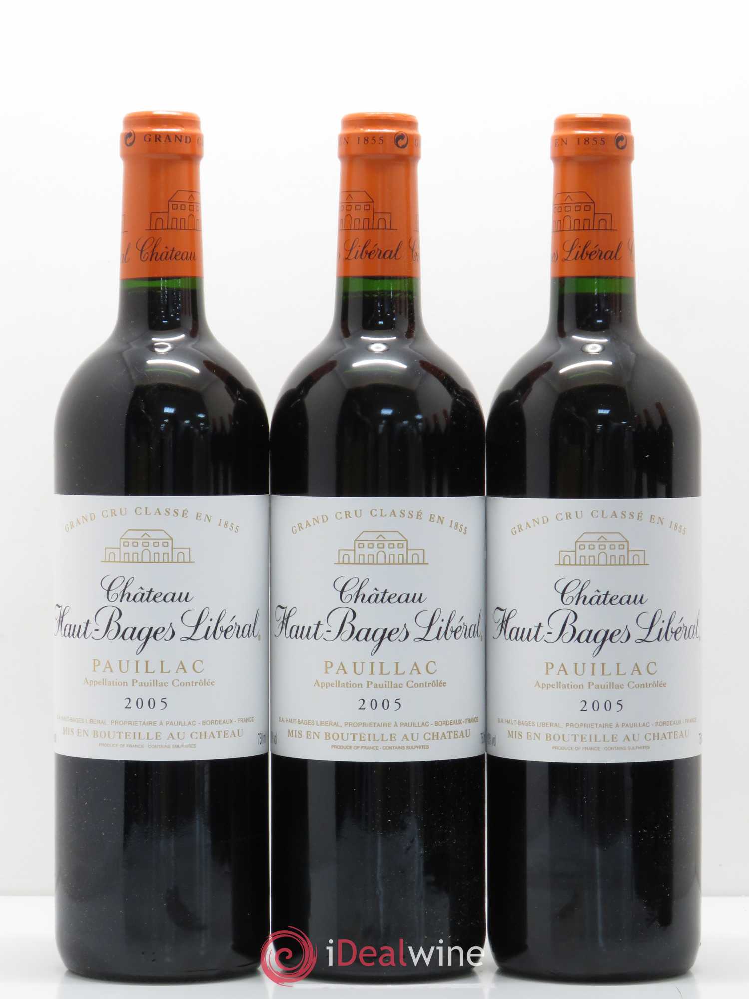 Château Haut Bages Libéral 5ème Grand Cru Classé 2005 - Lot de 6 bouteilles - 1