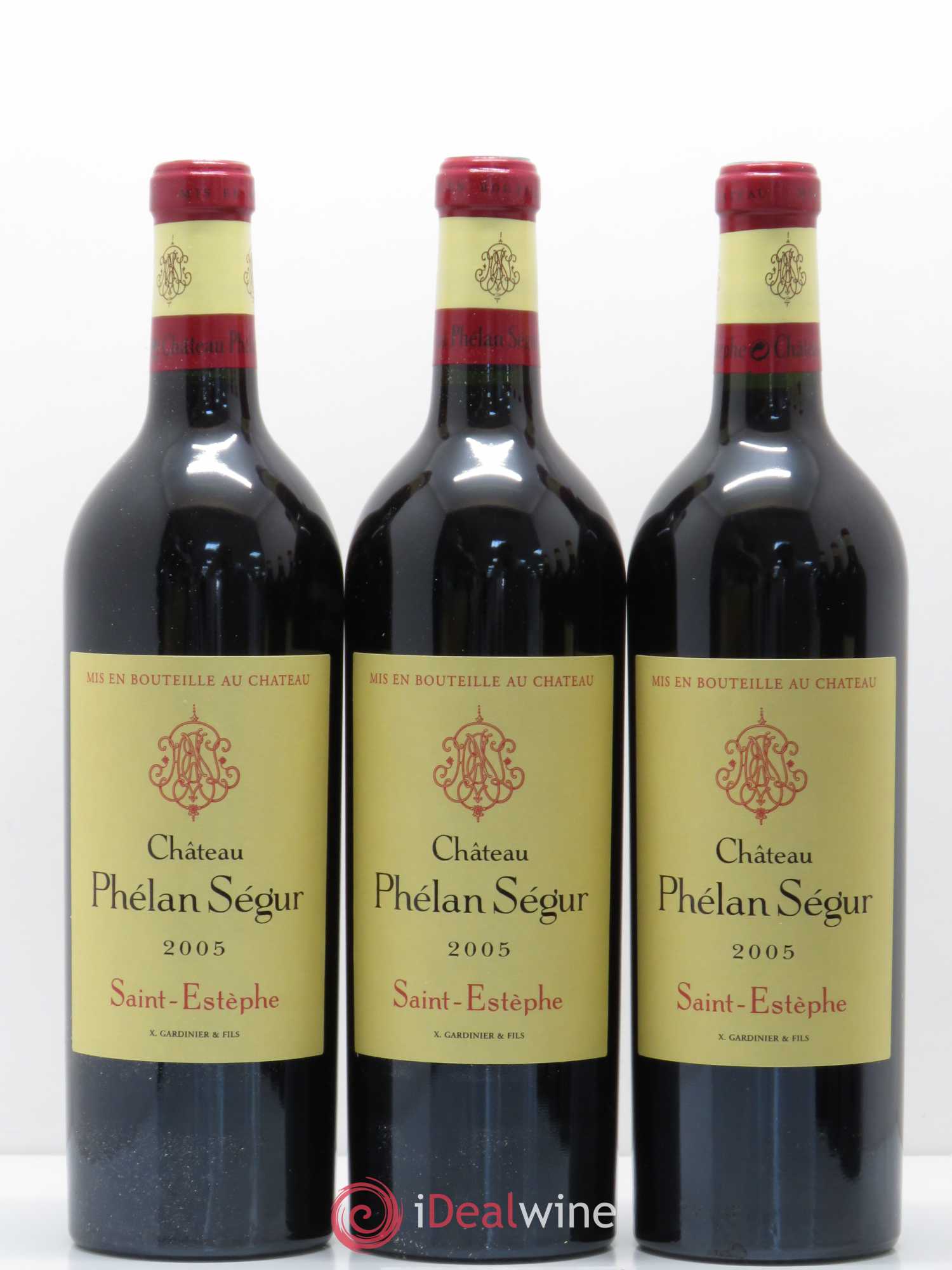 Château Phélan Ségur 2005 - Lot de 6 bouteilles - 1