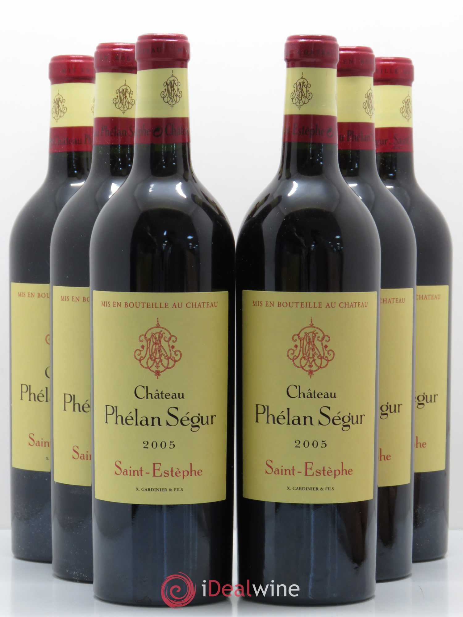 Château Phélan Ségur 2005 - Lot de 6 bouteilles - 0