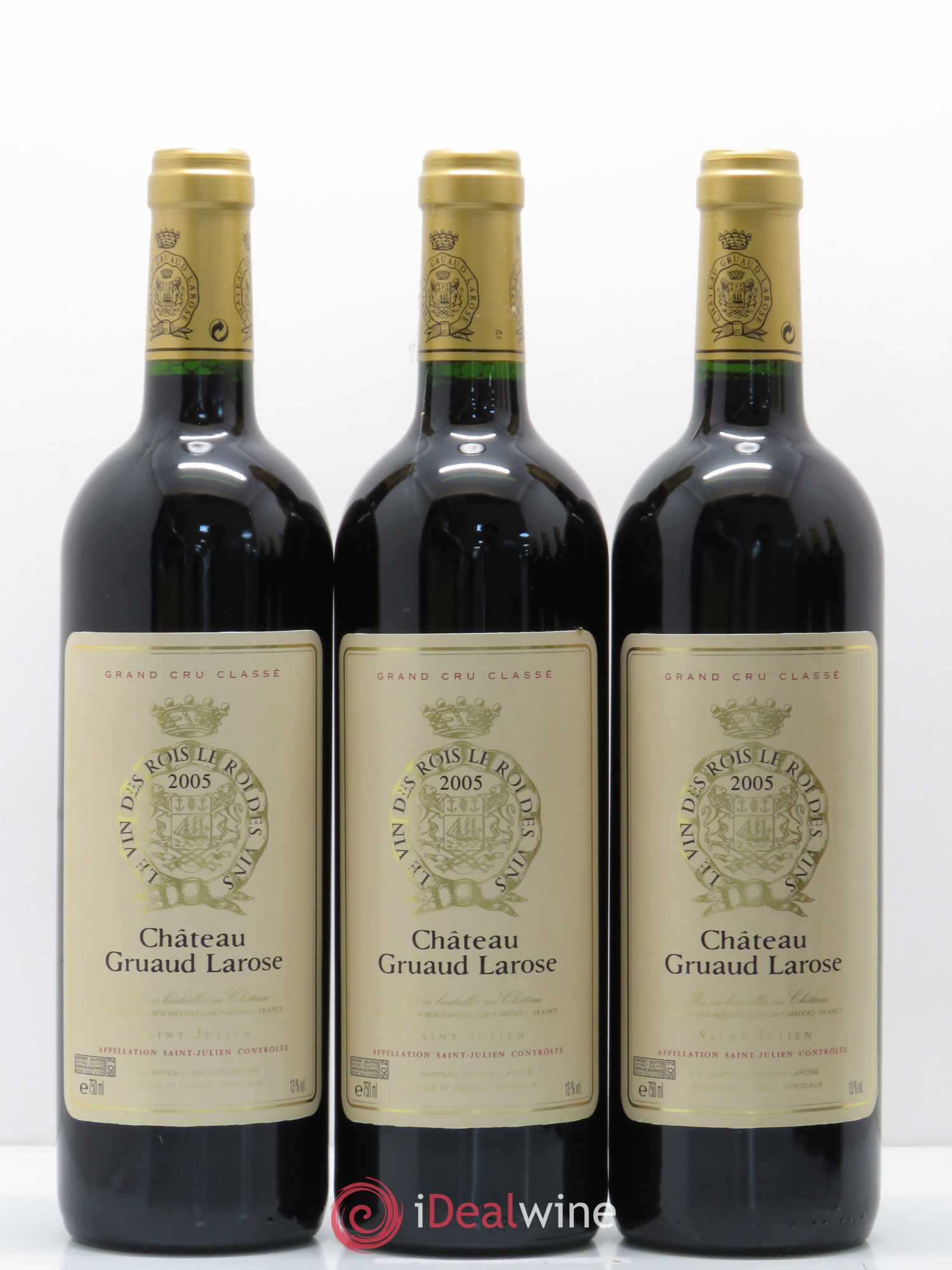 Château Gruaud Larose 2ème Grand Cru Classé 2005 - Lot de 6 bouteilles - 1
