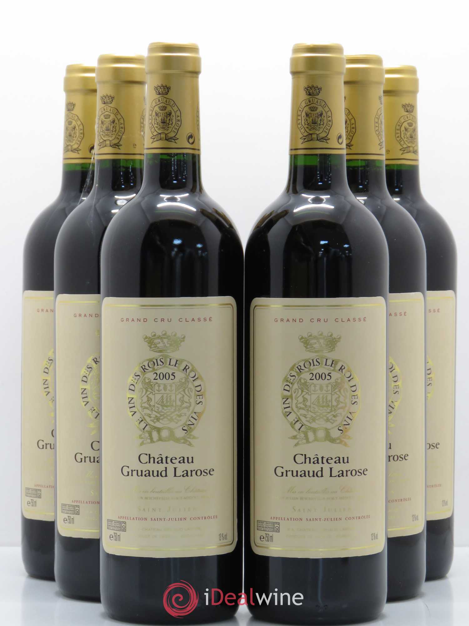 Château Gruaud Larose 2ème Grand Cru Classé 2005 - Lot de 6 bouteilles - 0
