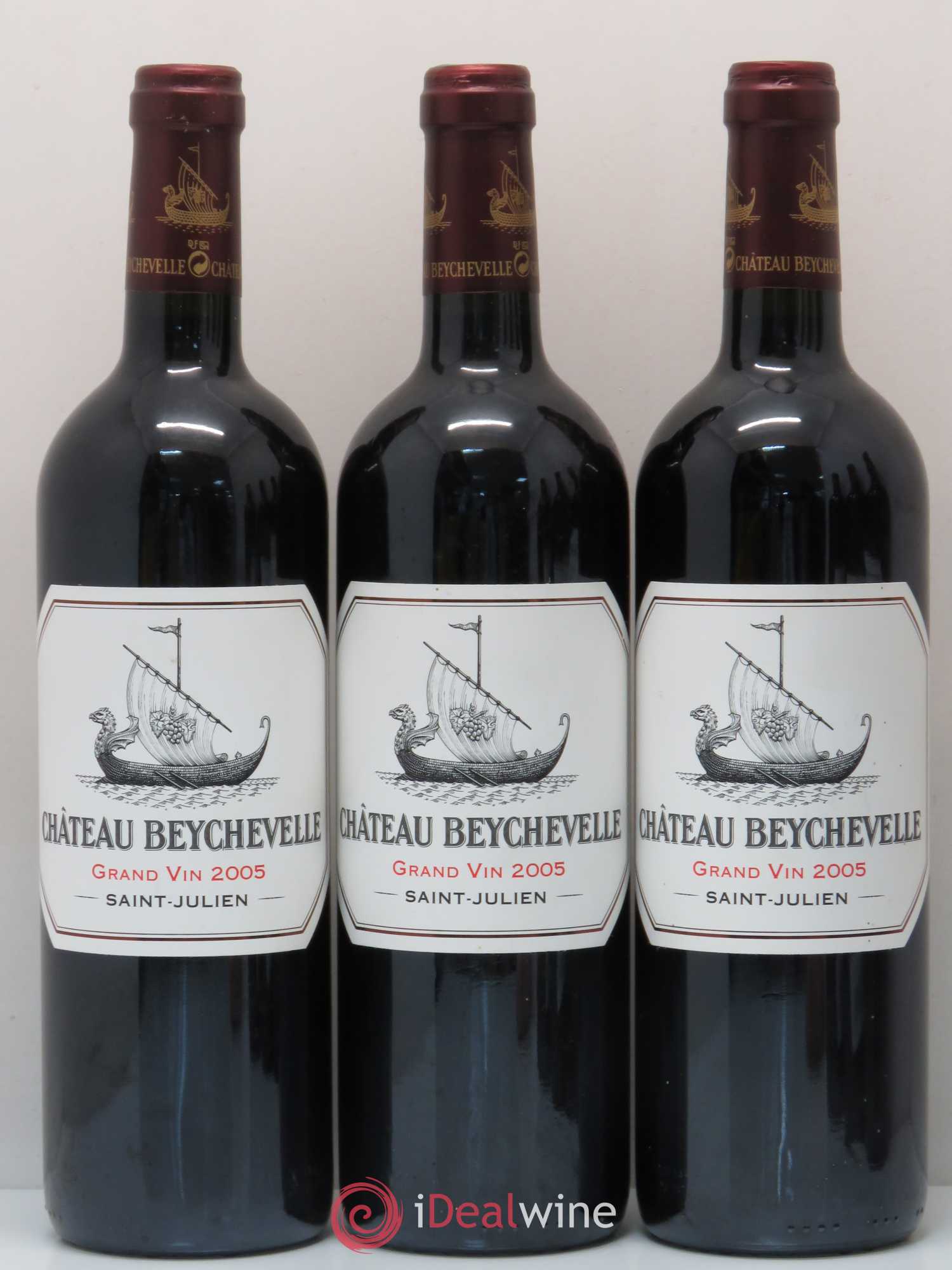 Château Beychevelle 4ème Grand Cru Classé 2005 - Lot de 6 bouteilles - 1