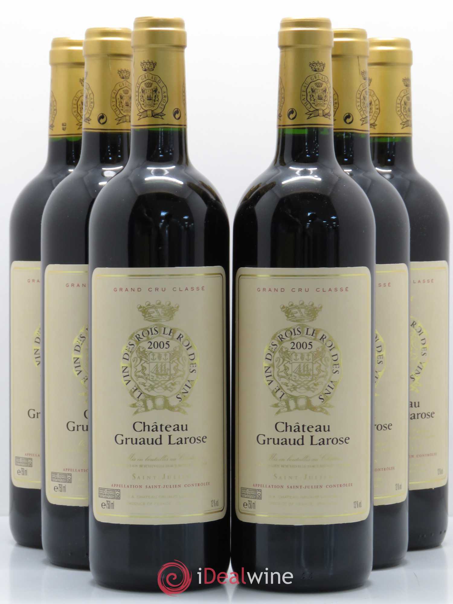 Château Gruaud Larose 2ème Grand Cru Classé 2005 - Lot de 6 bouteilles - 0