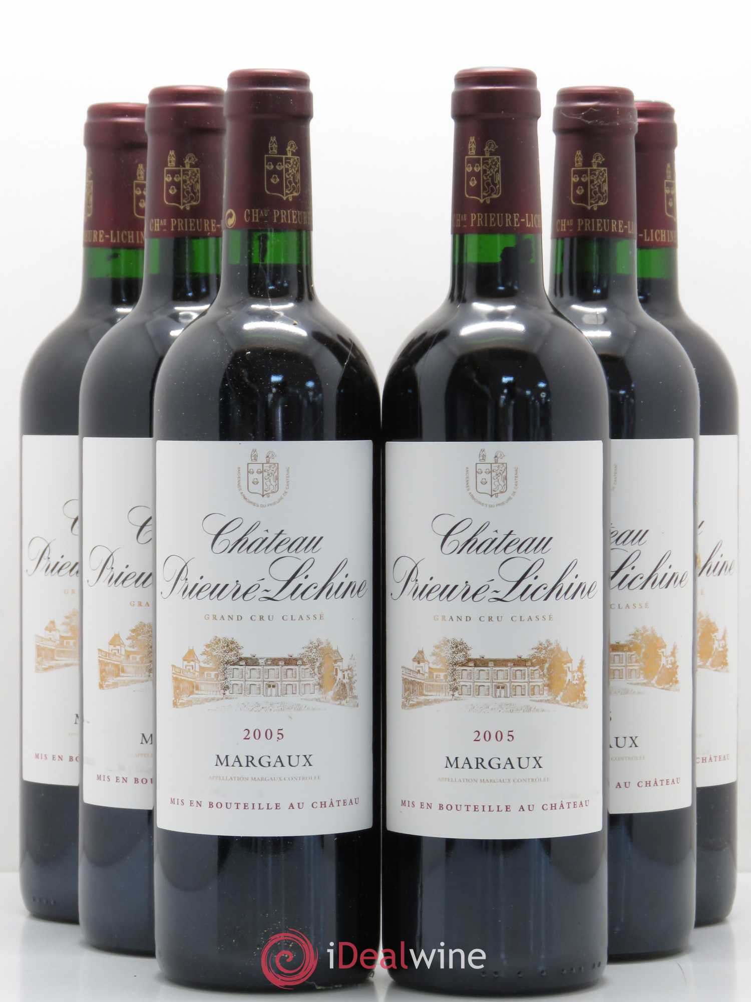 Château Prieuré Lichine 4ème Grand Cru Classé 2005 - Lot de 6 bouteilles - 0