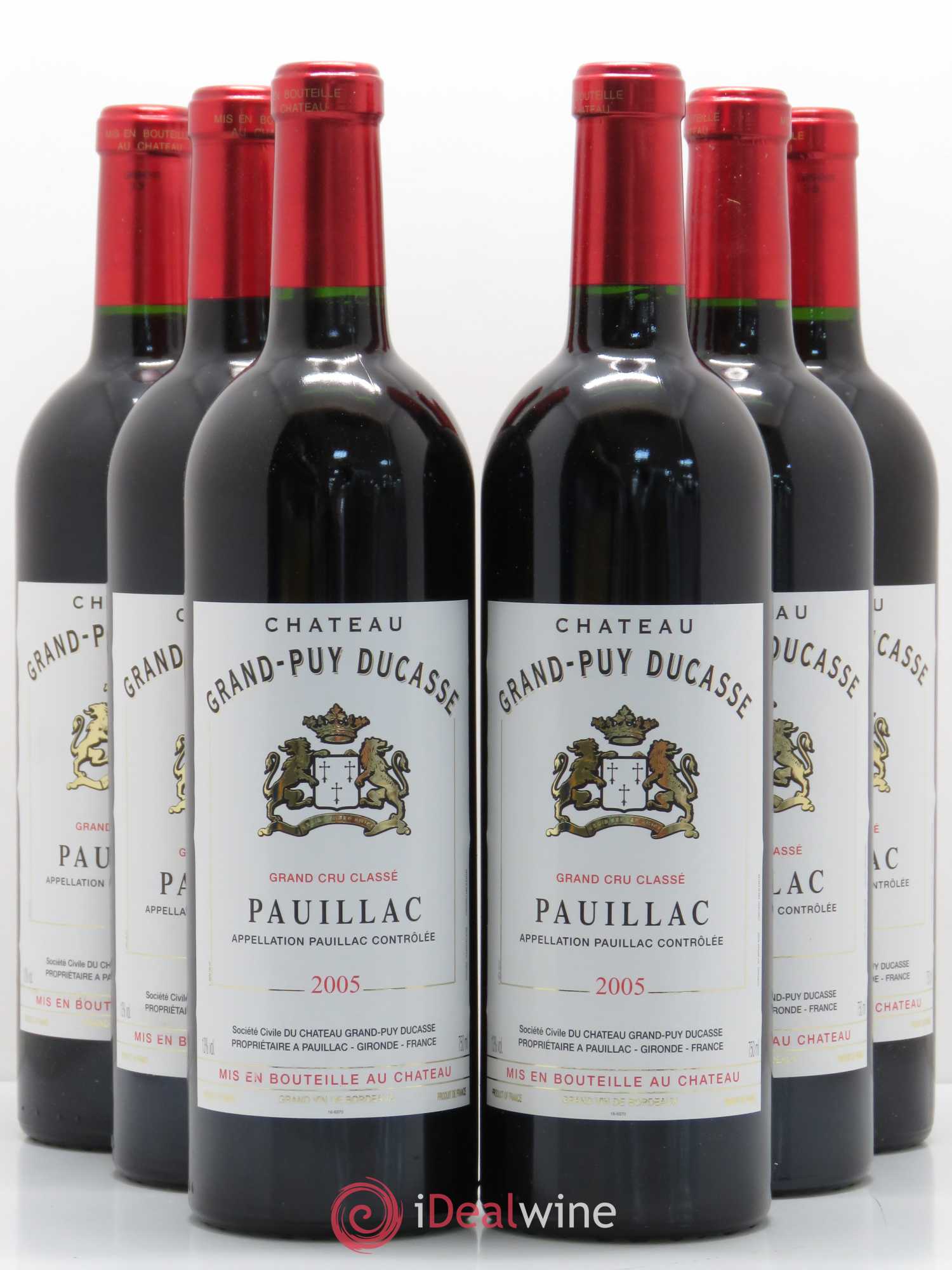 Château Grand Puy Ducasse 5ème Grand Cru Classé 2005 - Lot de 6 bouteilles - 0