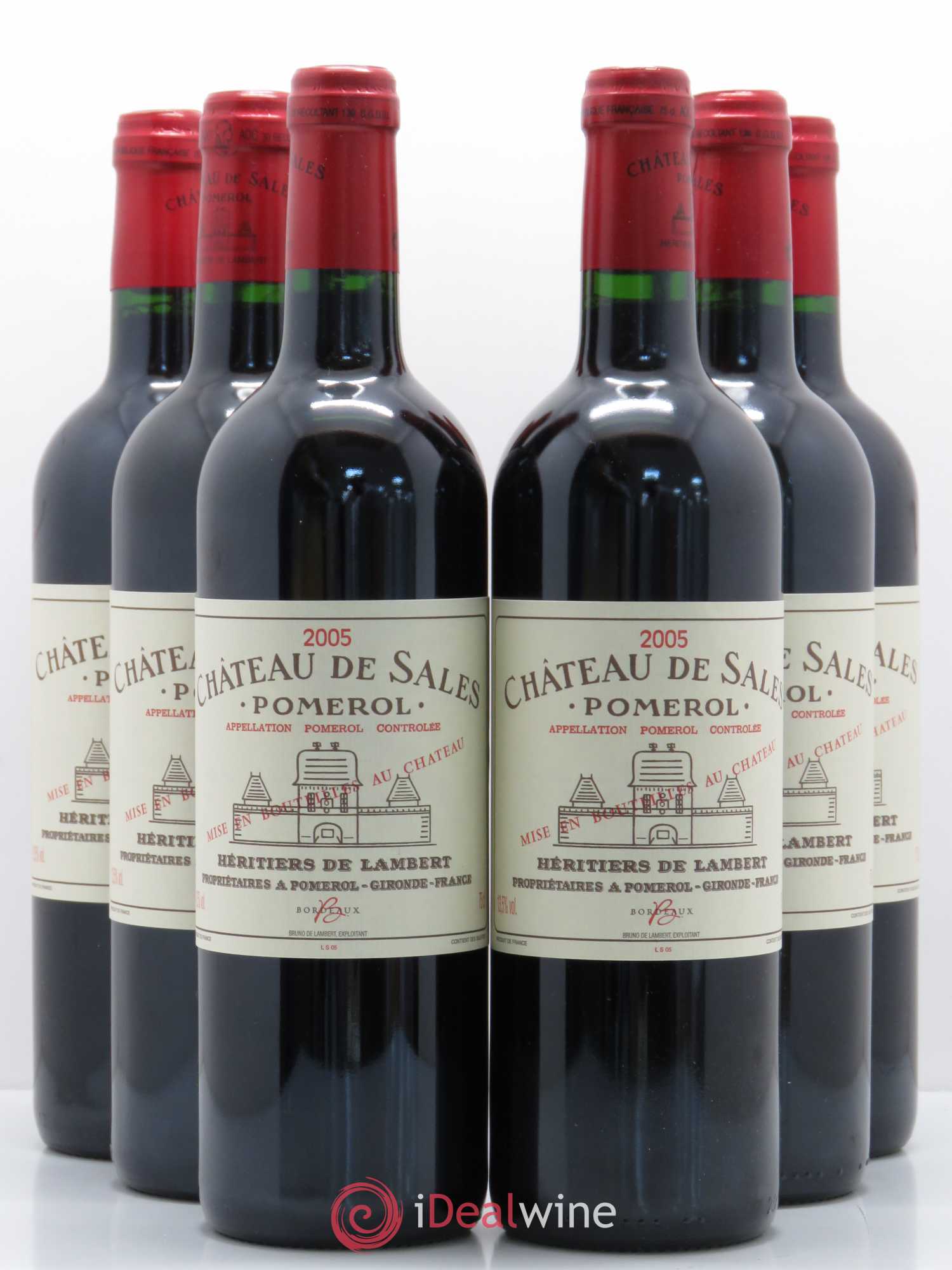 Château de Sales 2005 - Lot de 6 bouteilles - 0