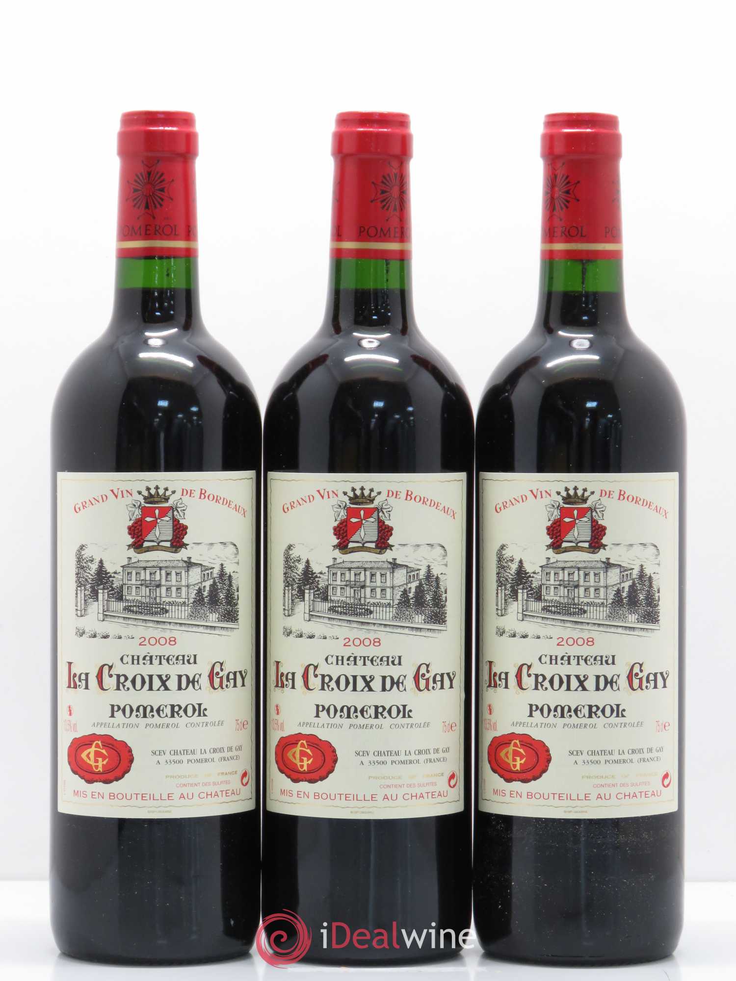 Château la Croix de Gay 2008 - Lot de 6 bouteilles - 2