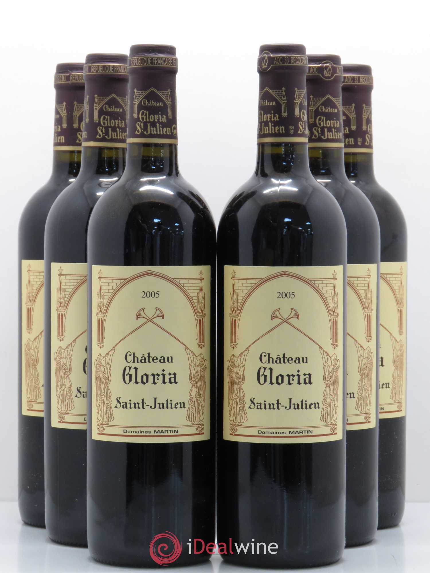 Château Gloria 2005 - Lot de 6 bouteilles - 0