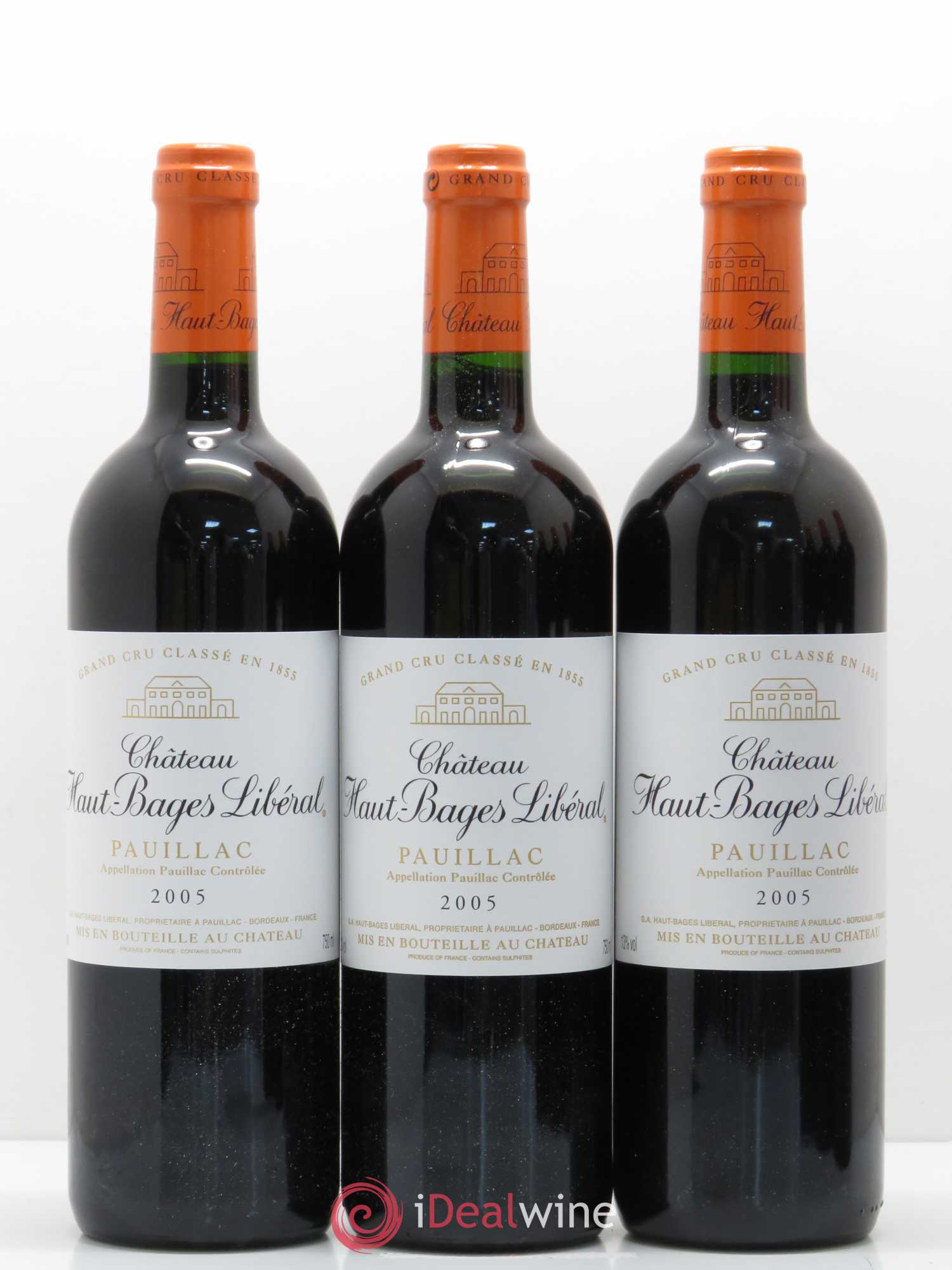 Château Haut Bages Libéral 5ème Grand Cru Classé 2005 - Lotto di 6 bottiglie - 1