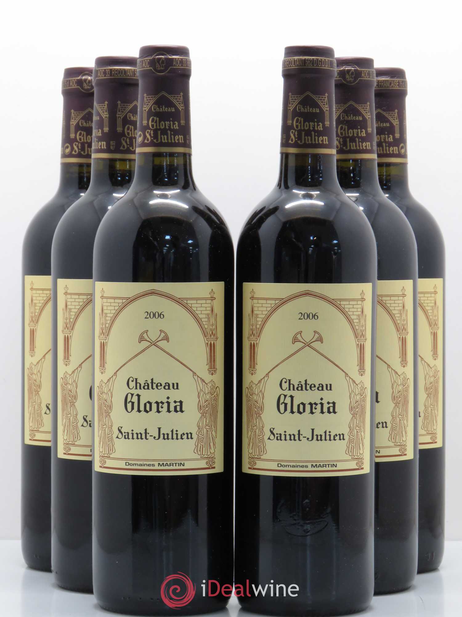 Château Gloria 2006 - Lot de 6 bouteilles - 0