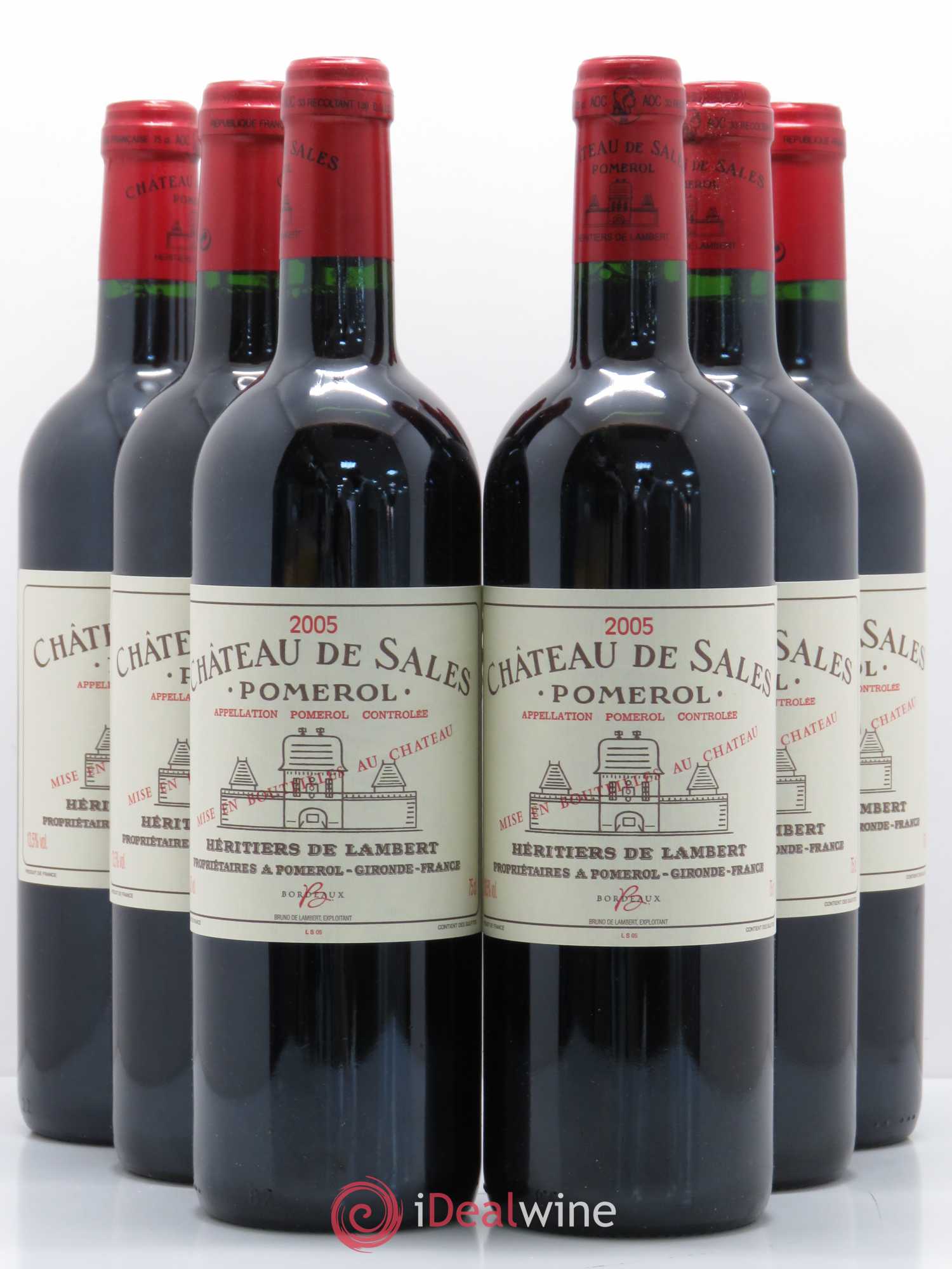 Château de Sales 2005 - Lot de 6 bouteilles - 0