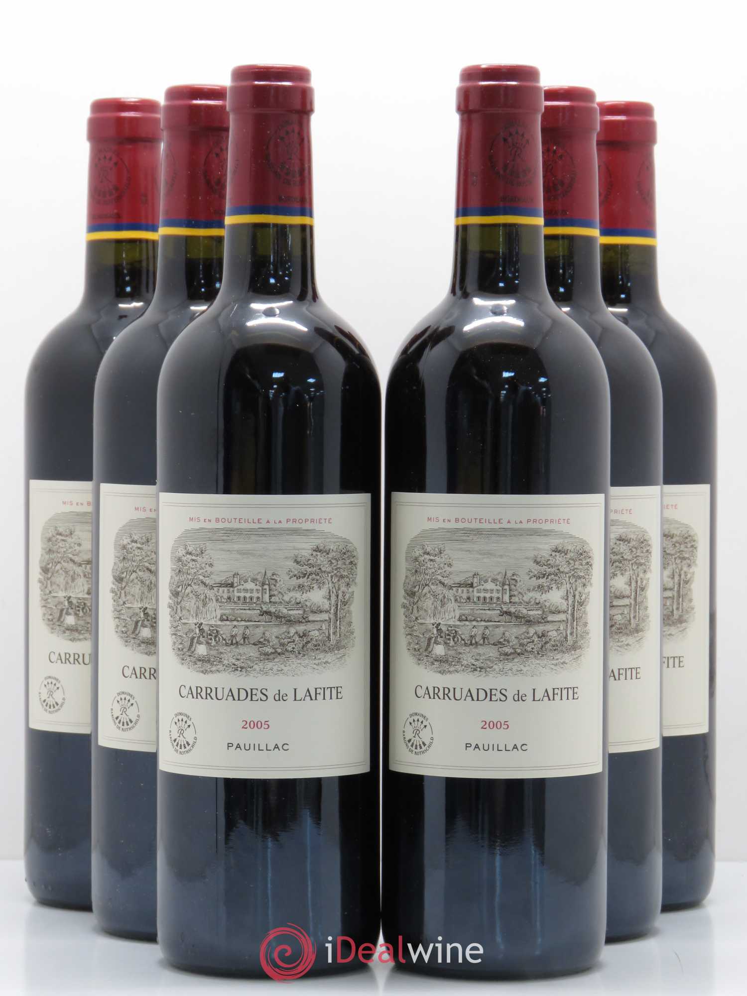 Carruades de Lafite Rothschild Second Vin 2005 - Lot de 6 bouteilles - 0