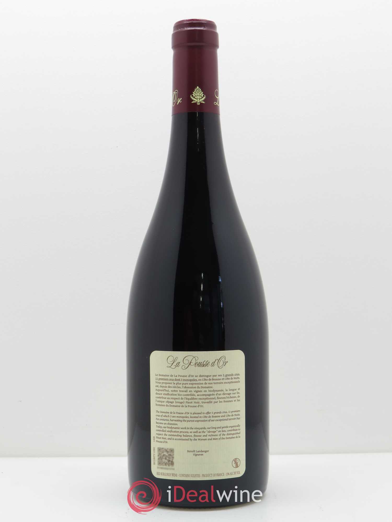 Chambolle-Musigny 1er Cru Les Feusselottes La Pousse d'Or (Domaine de) 2017 - Lot de 1 bouteille - 1