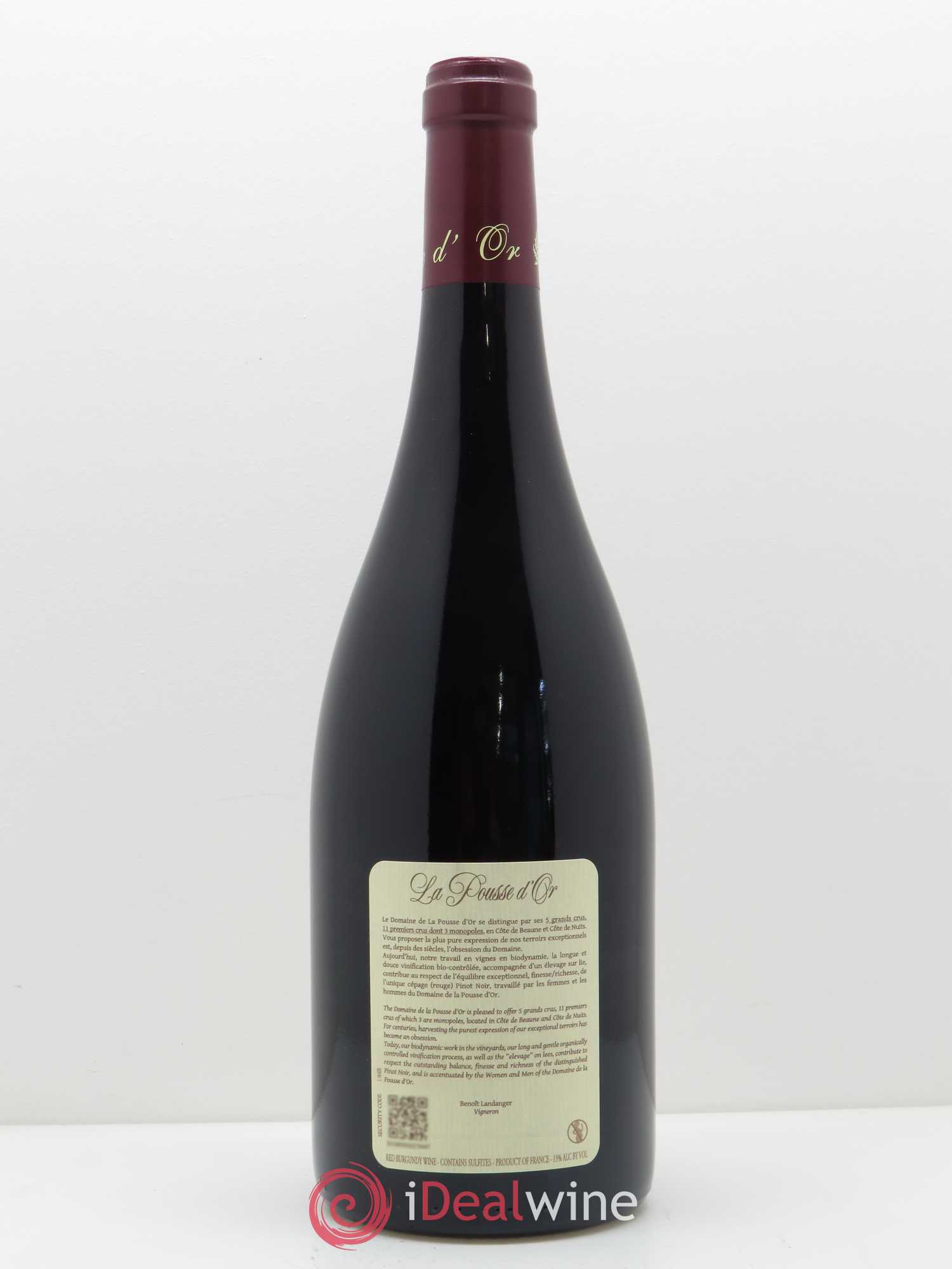 Chambolle-Musigny 1er Cru Les Amoureuses La Pousse d'Or (Domaine de) 2017 - Lot de 1 bouteille - 1