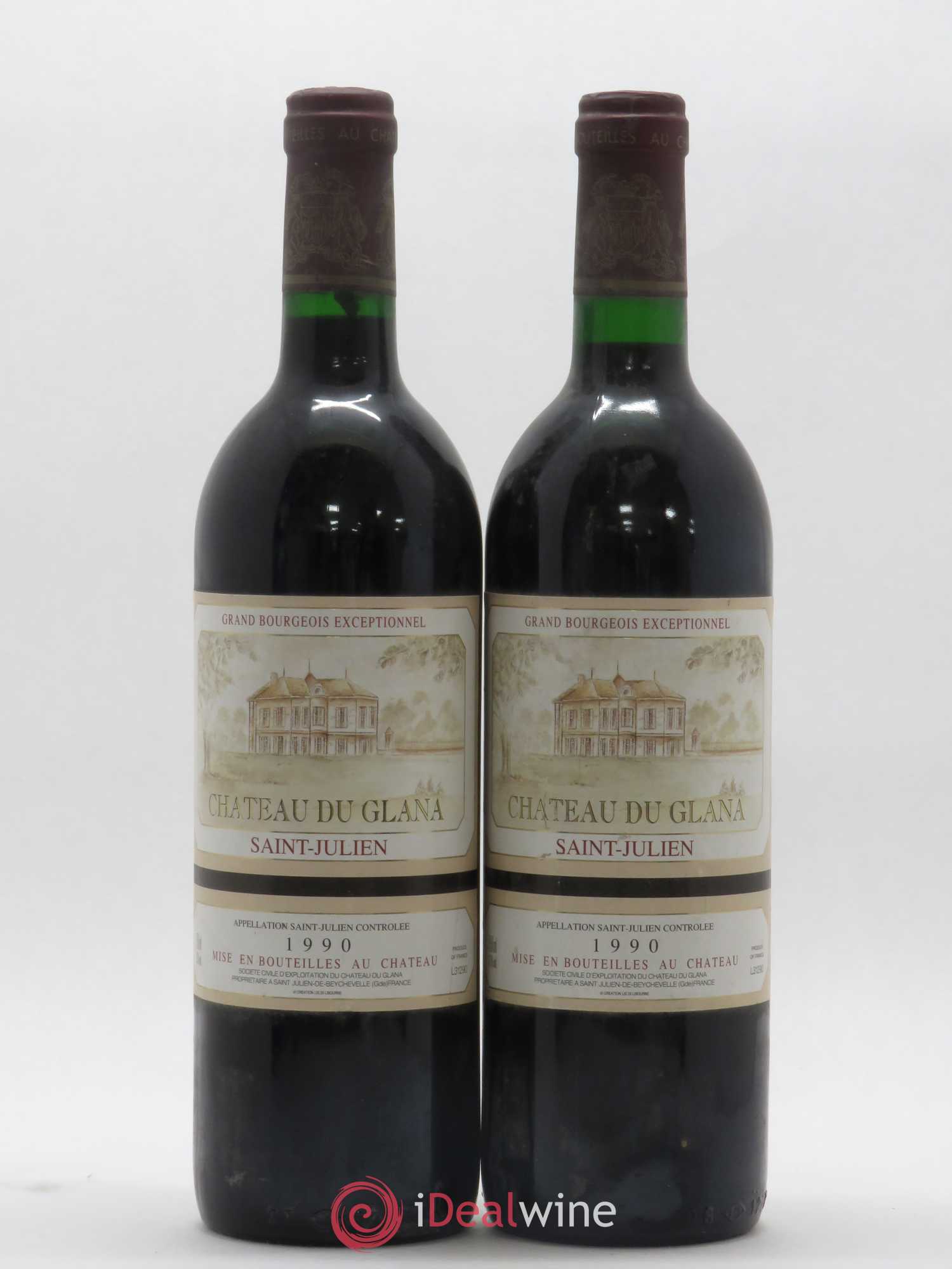 Château du Glana 1990 - Lot de 2 bouteilles - 0