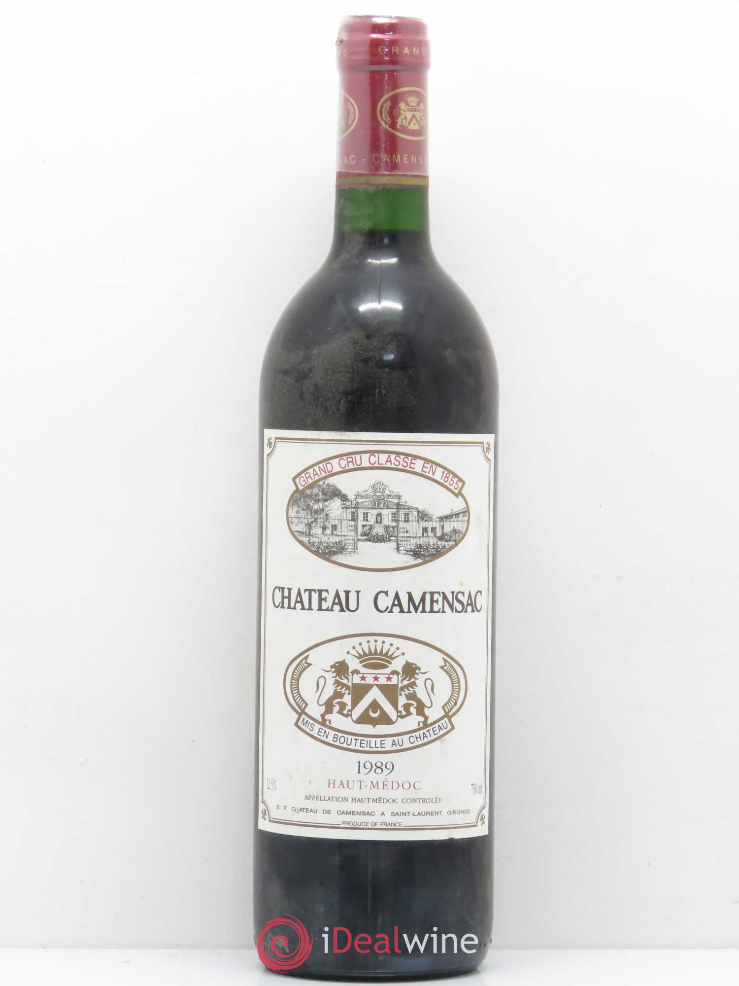 Château Camensac 5ème Grand Cru Classé 1989 - Lot de 1 bouteille - 0