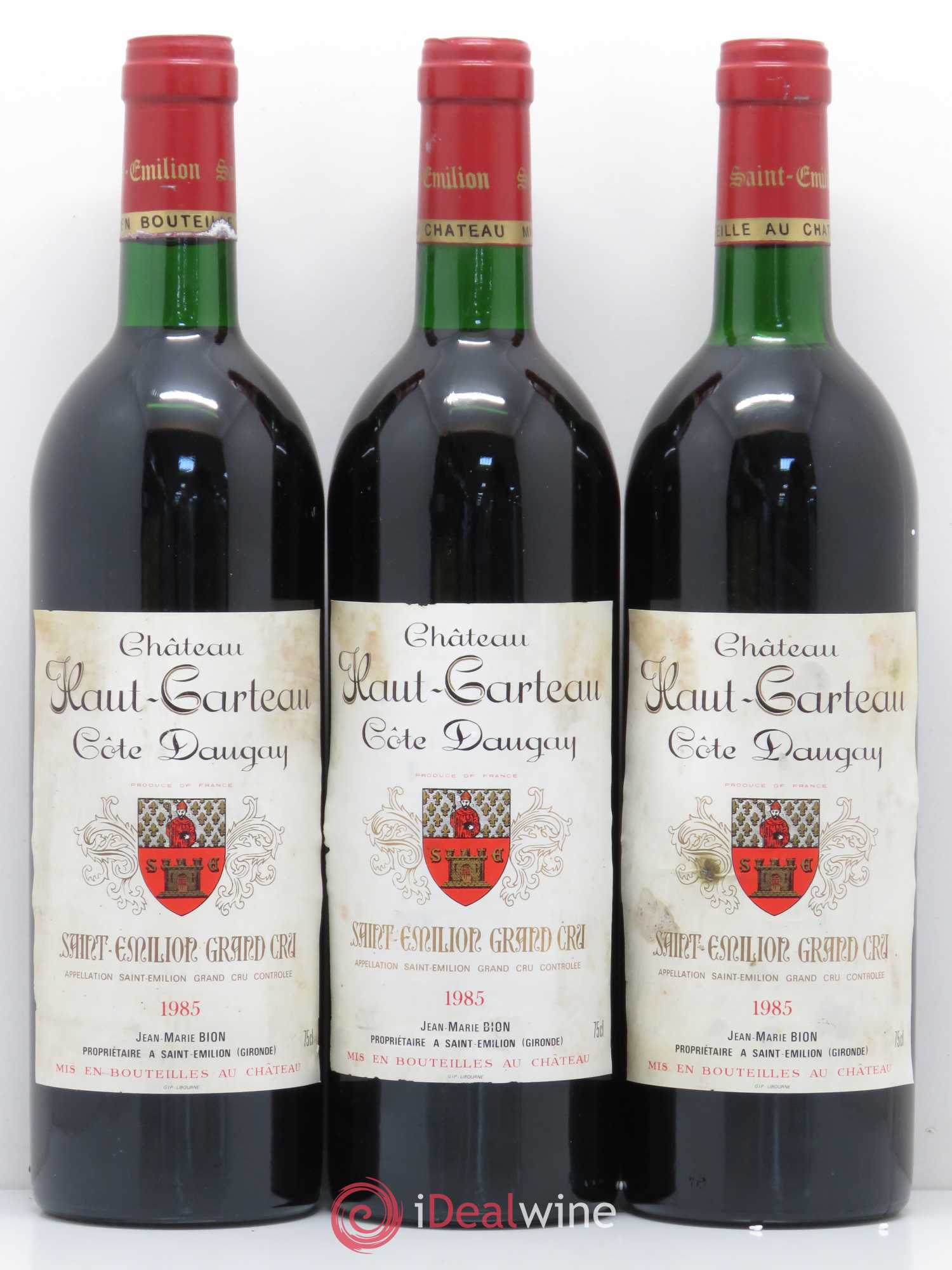 Saint-Émilion Grand Cru Côtes Daugay Château Haut-Carteau 1985 - Posten von 5 Flaschen - 1