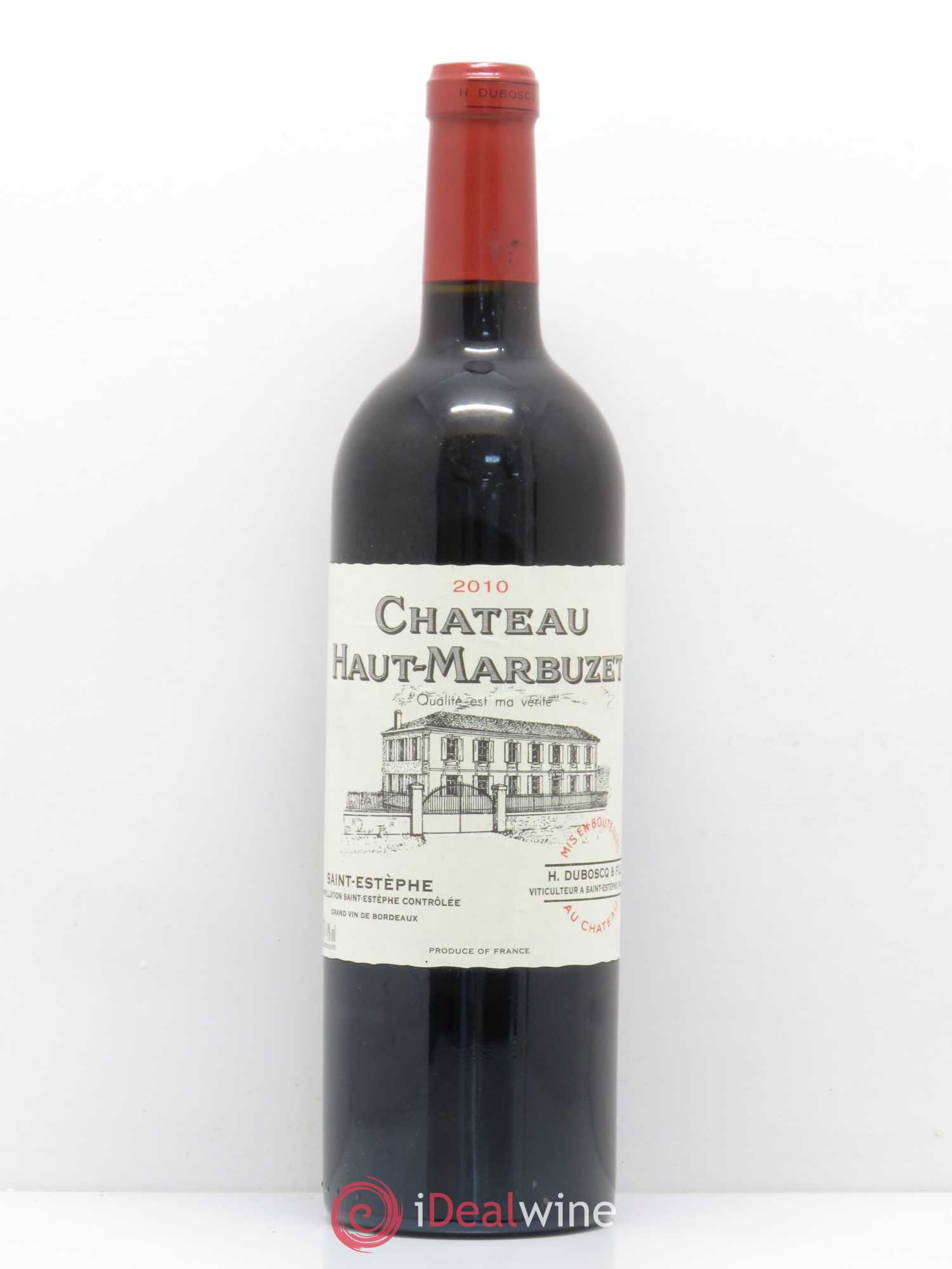 Château Haut Marbuzet 2010 - Lot de 1 bouteille - 0